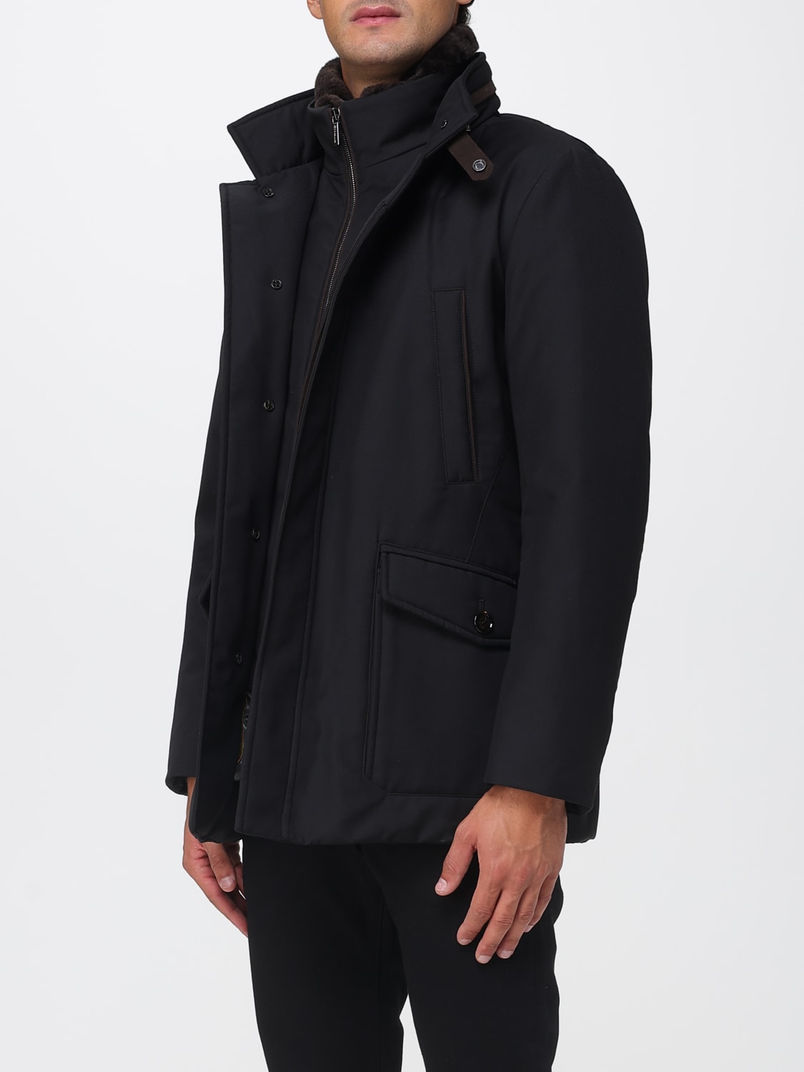 MOORER COAT: Jacket men Moorer, Black - Img 3