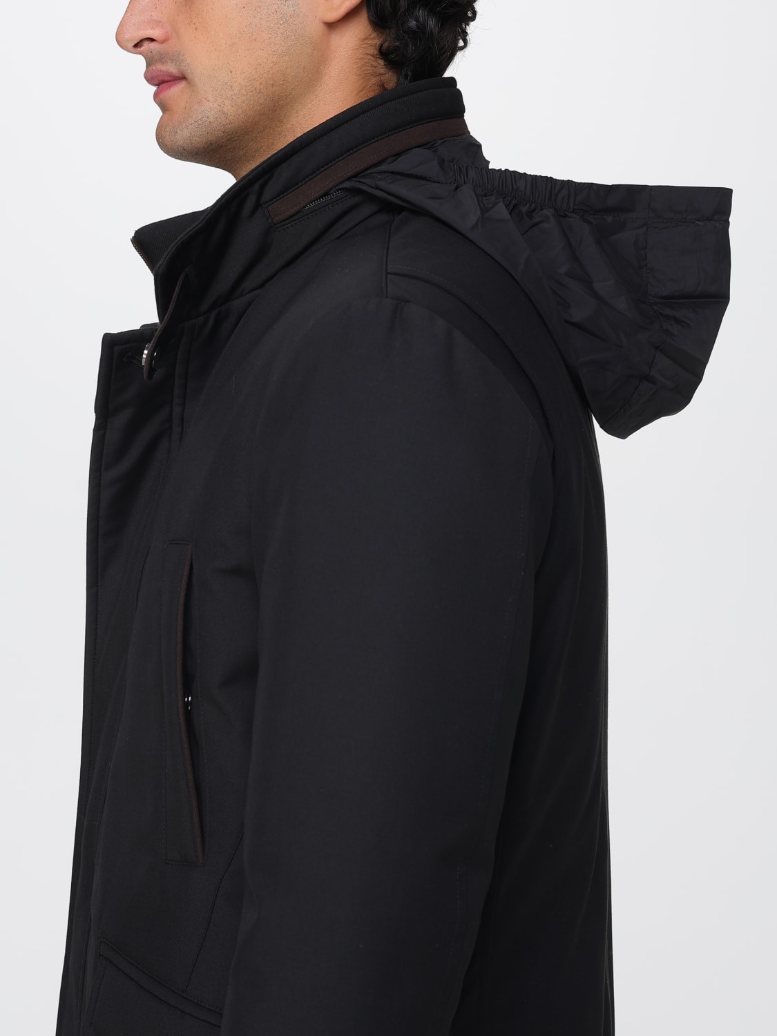 MOORER COAT: Jacket men Moorer, Black - Img 4