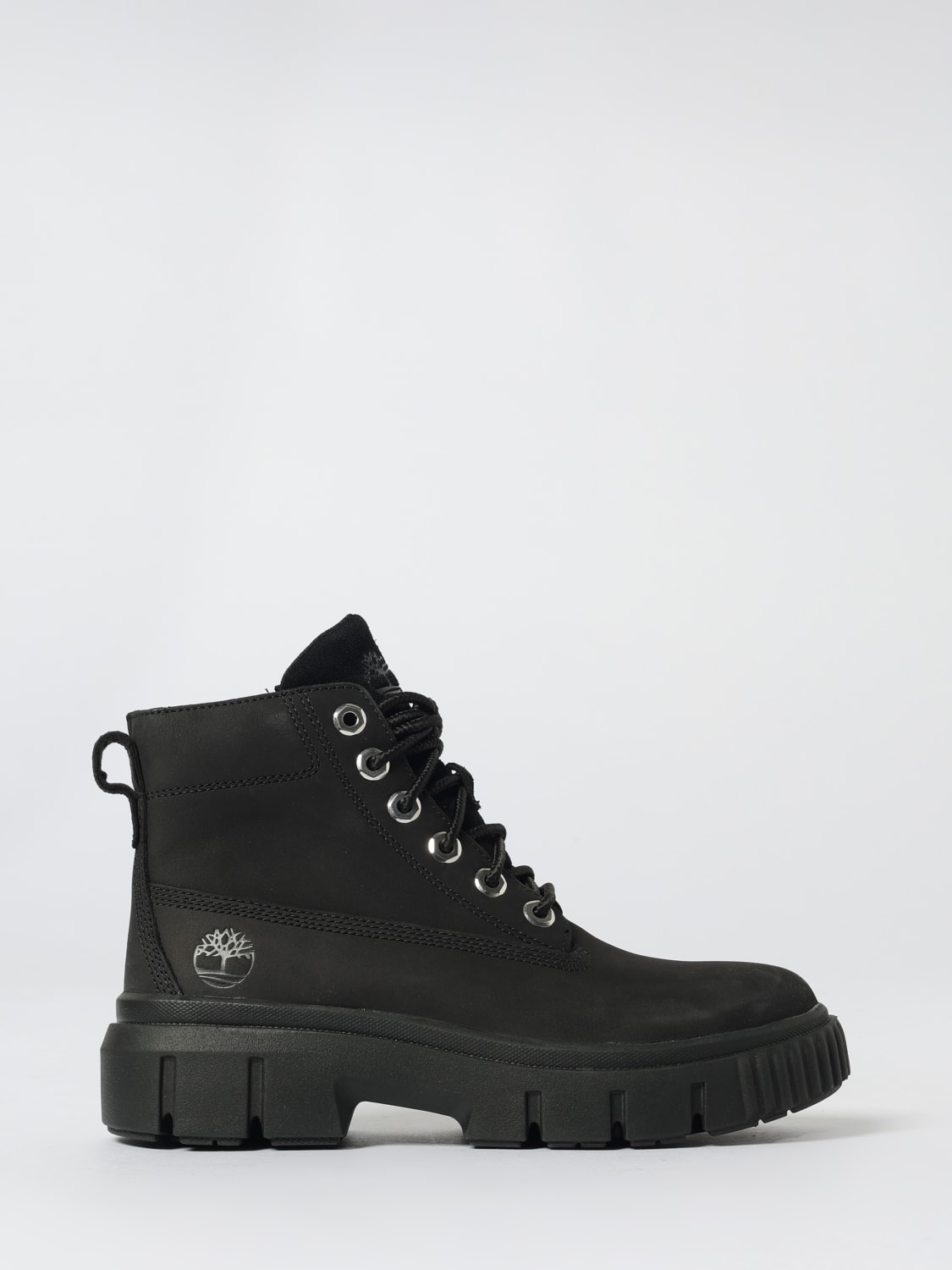 TIMBERLAND BOOTS: Flat ankle boots woman Timberland, Black - Img 1