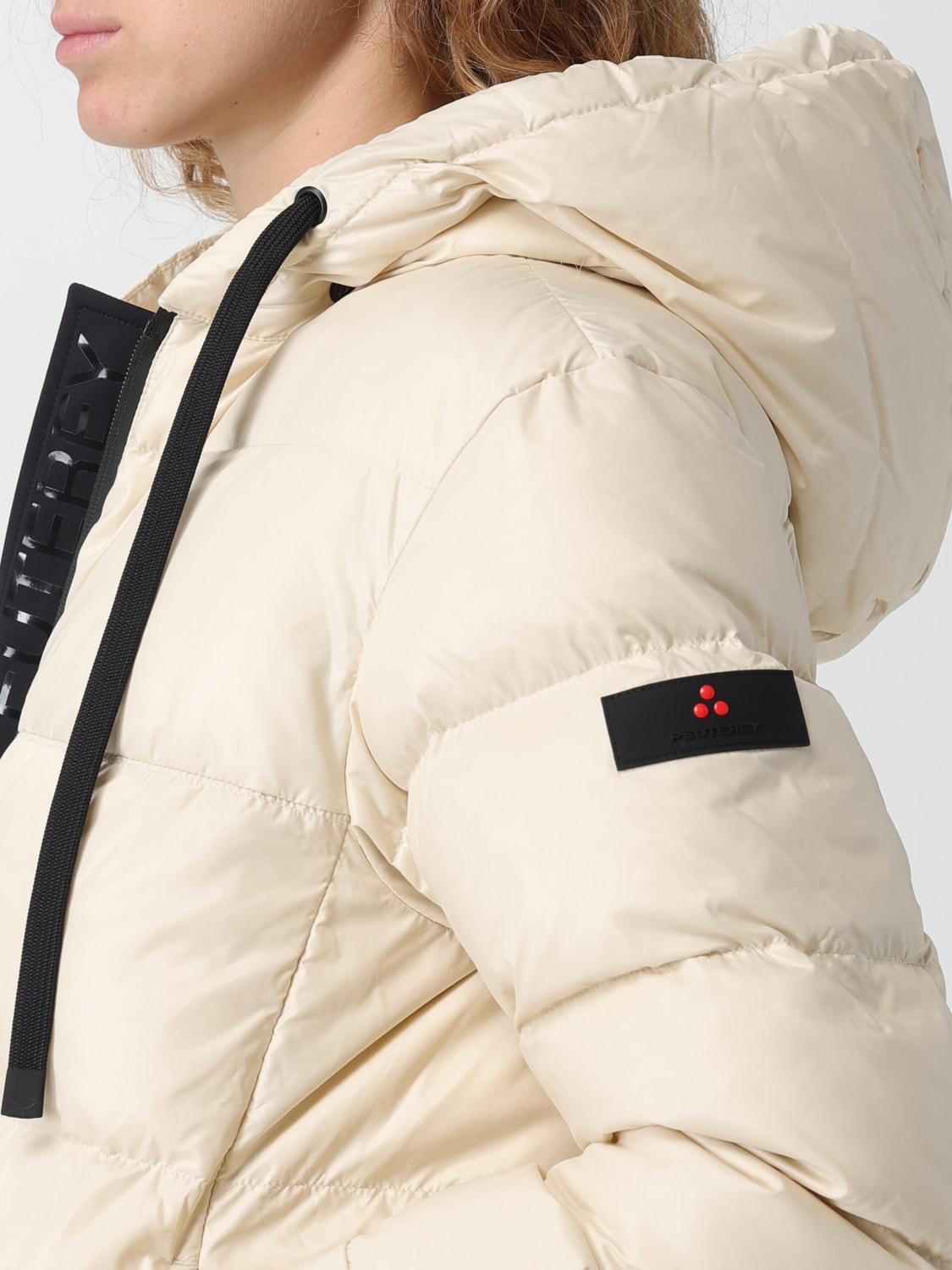 PEUTEREY JACKET: Coat woman Peuterey, Beige - Img 4