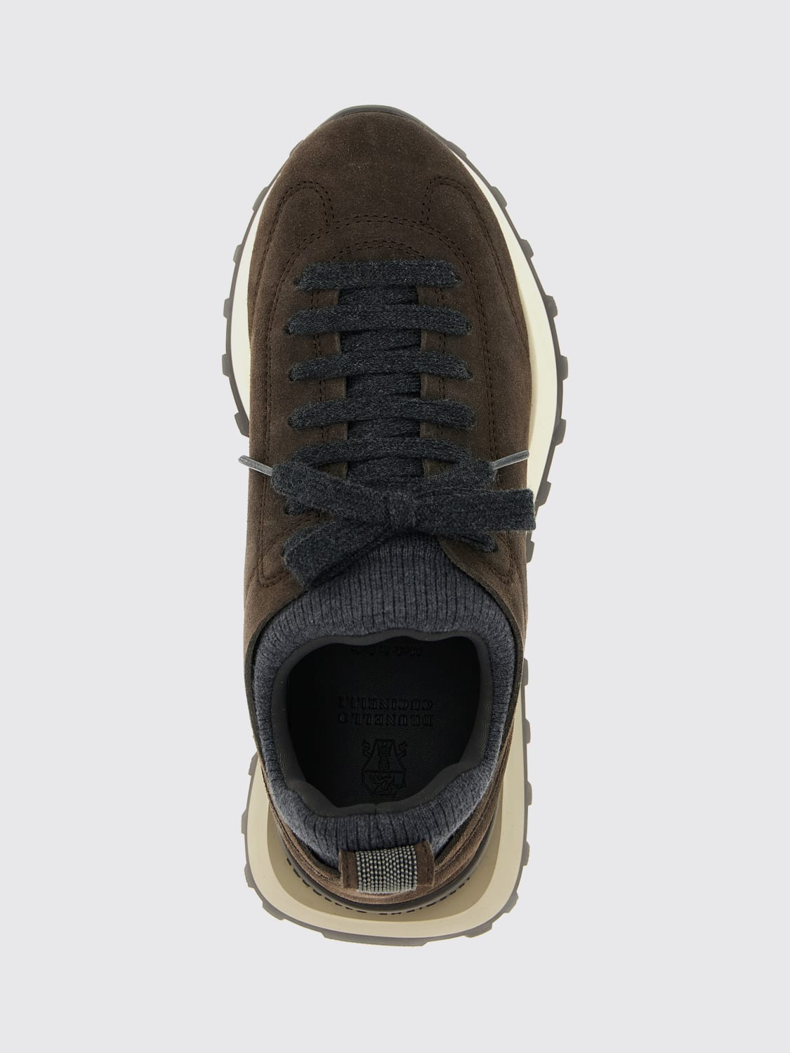 BRUNELLO CUCINELLI SNEAKERS: Sneakers woman Brunello Cucinelli, Brown - Img 4