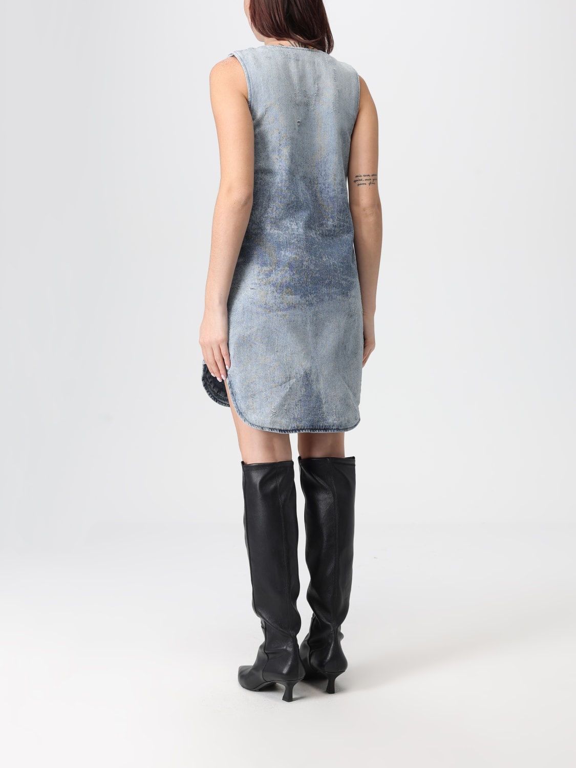 DIESEL DRESS: Dress woman Diesel, Blue - Img 2