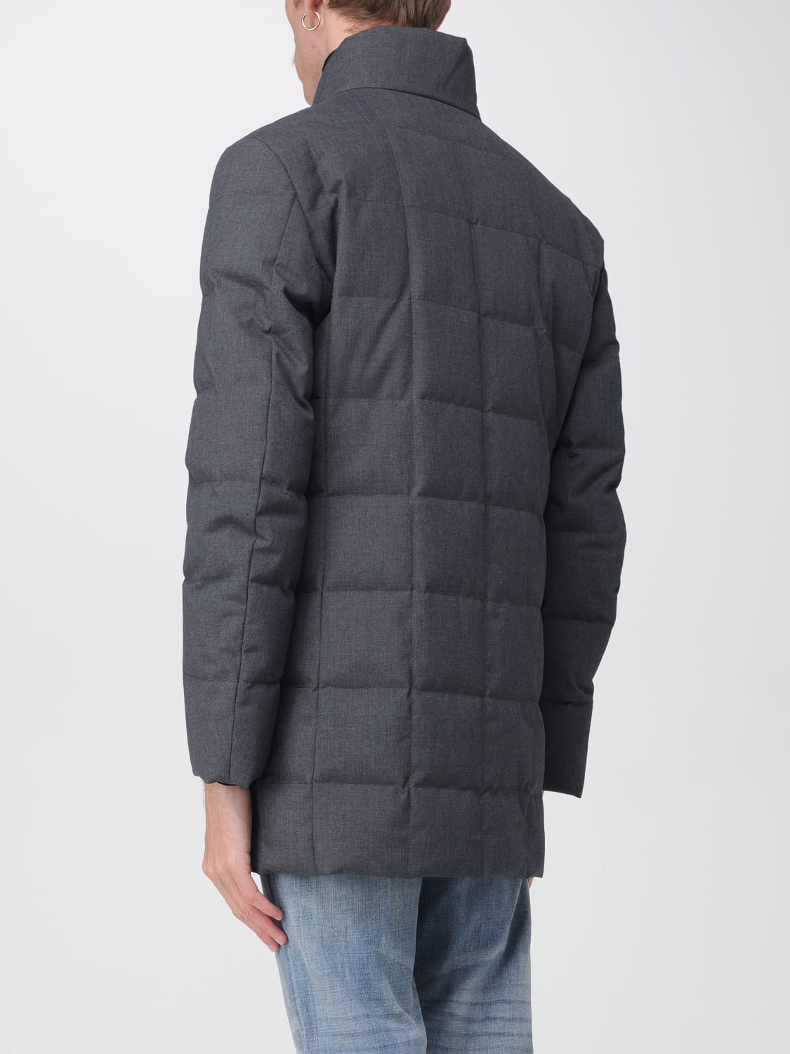 FAY GIACCA: Giubbotto reversibile Fay in nylon trapuntato , Grigio - Img 2