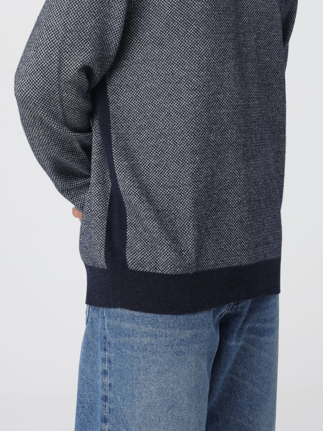 BOSS JERSEY: Jersey hombre Boss, Azul Oscuro - Img 3