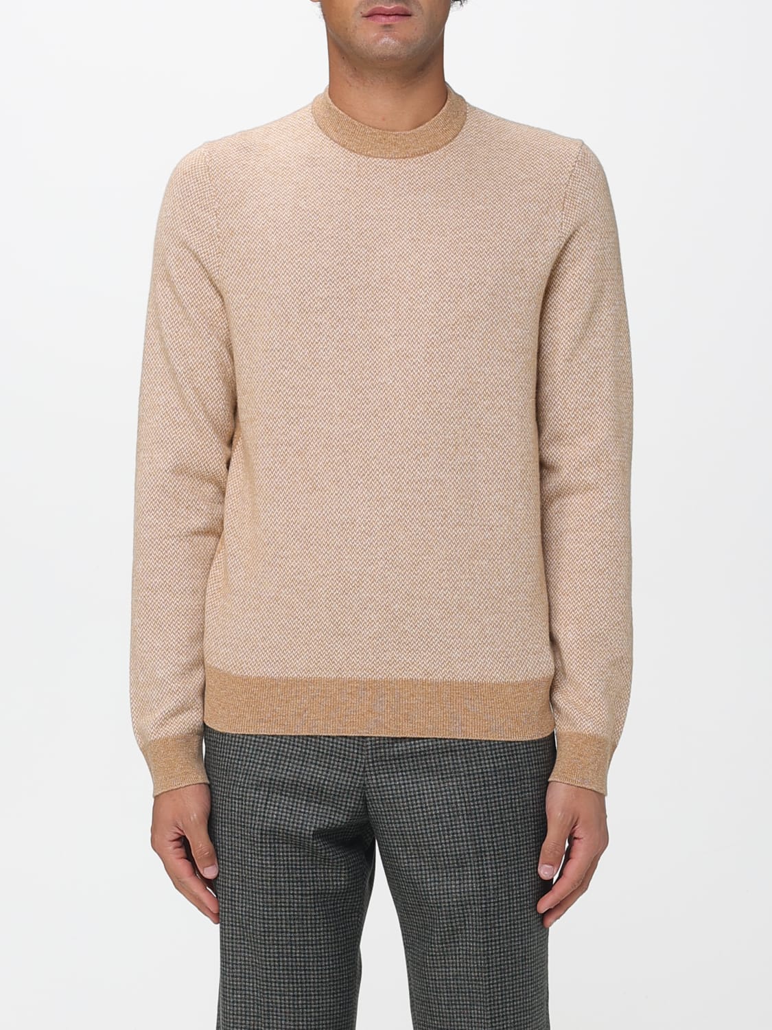 BOSS SWEATER: Sweater men Boss, Beige - Img 1