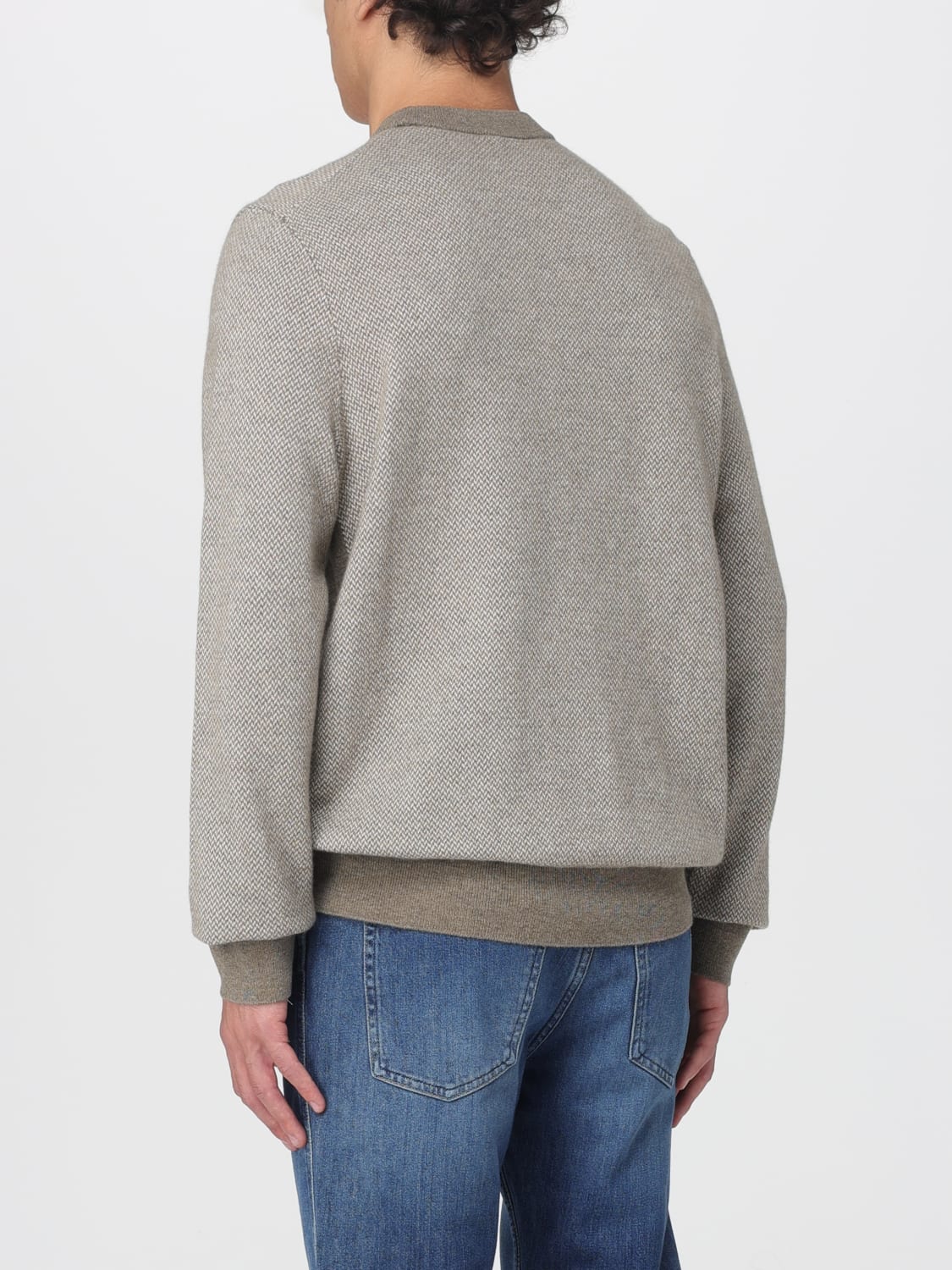BOSS SWEATER: Sweater men Boss, Brown - Img 2