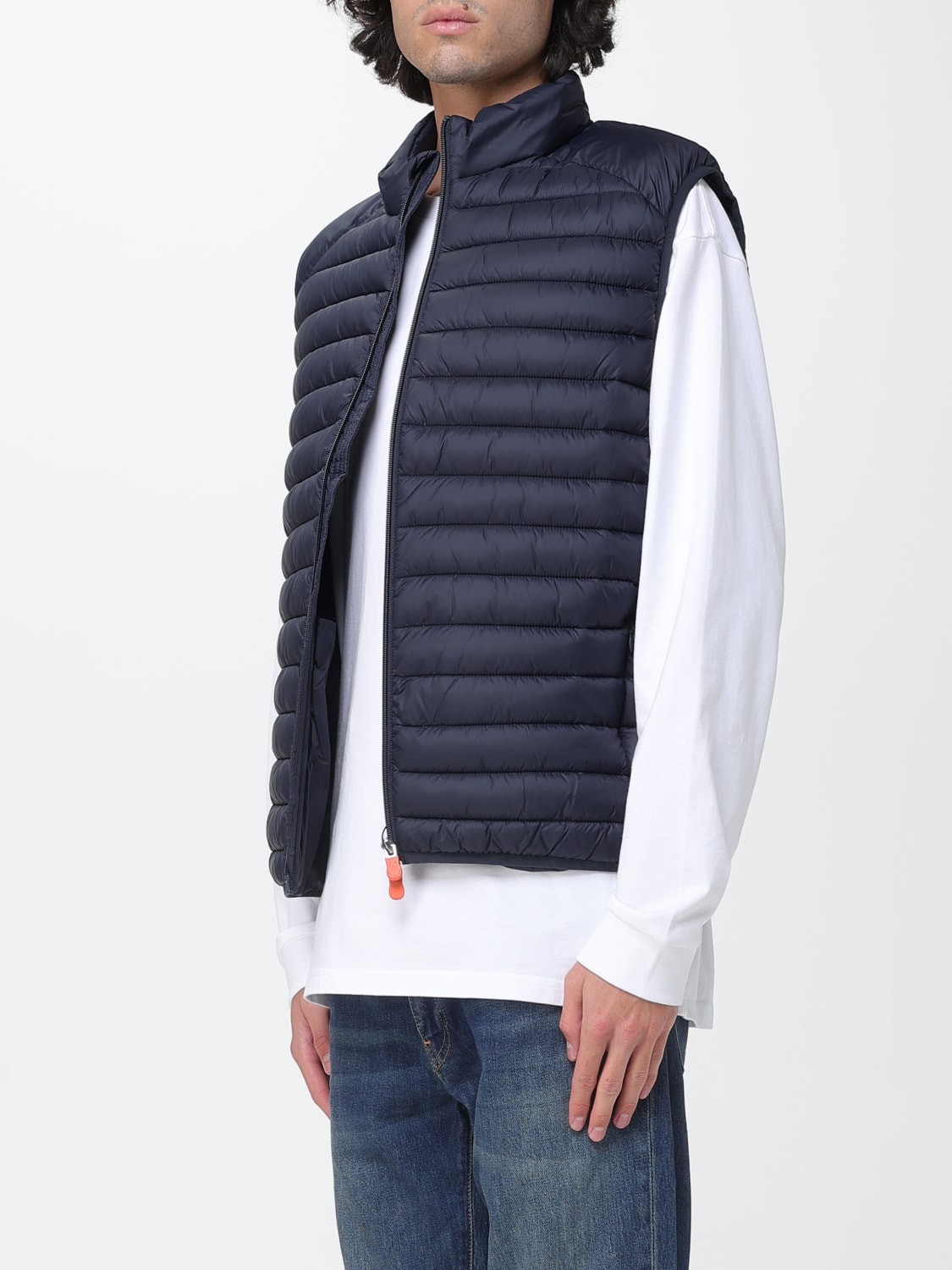 SAVE THE DUCK SUIT VEST: Coat men Save The Duck, Blue - Img 3