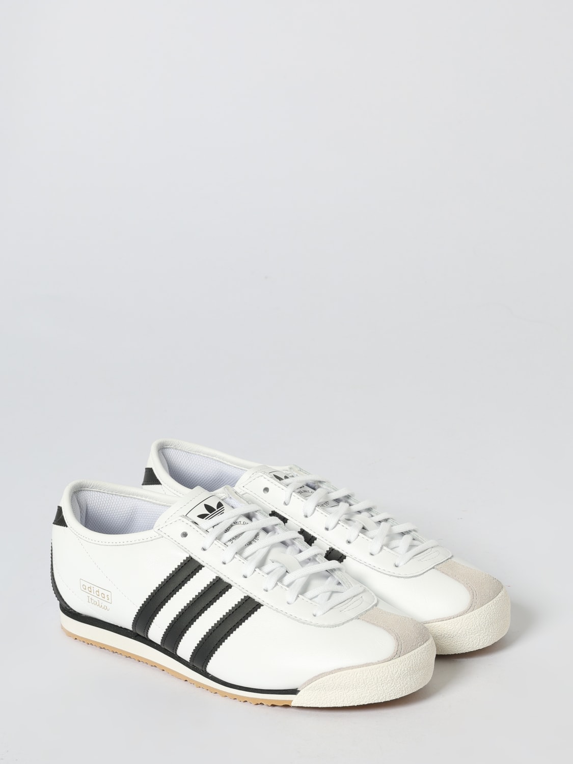 ADIDAS ORIGINALS SNEAKERS: Sneakers Italia 70s Adidas Originals in pelle , Bianco - Img 2