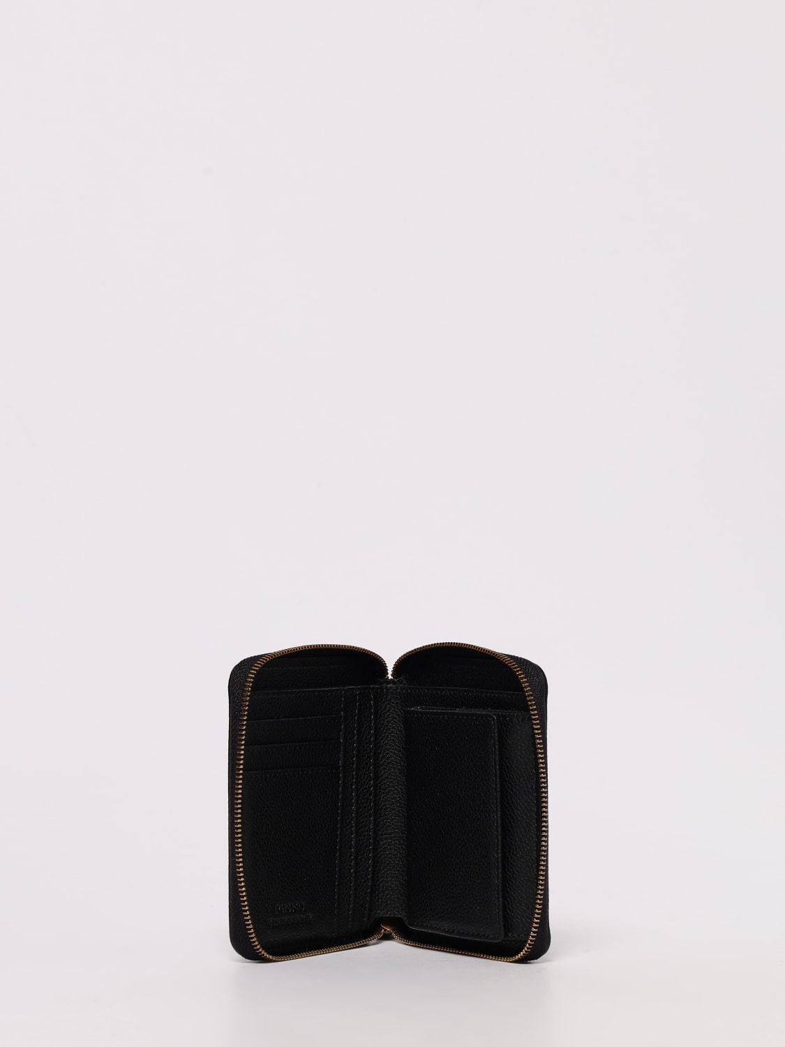 PINKO PORTAFOGLIO: Portafoglio Taylor Pinko in pelle a grana , Nero - Img 2