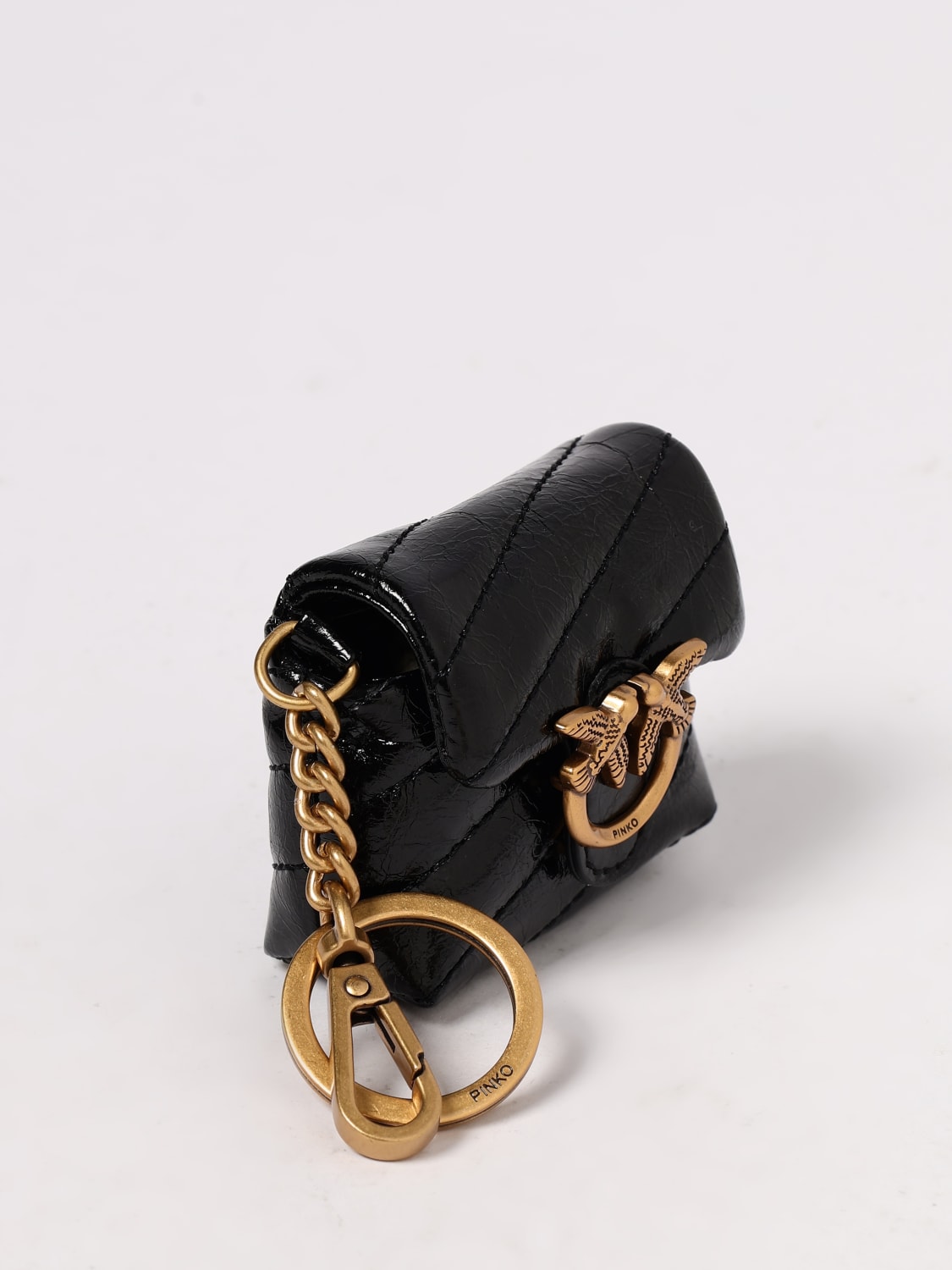 PINKO TECH ACCESSORIES: Key chain woman Pinko, Black - Img 2