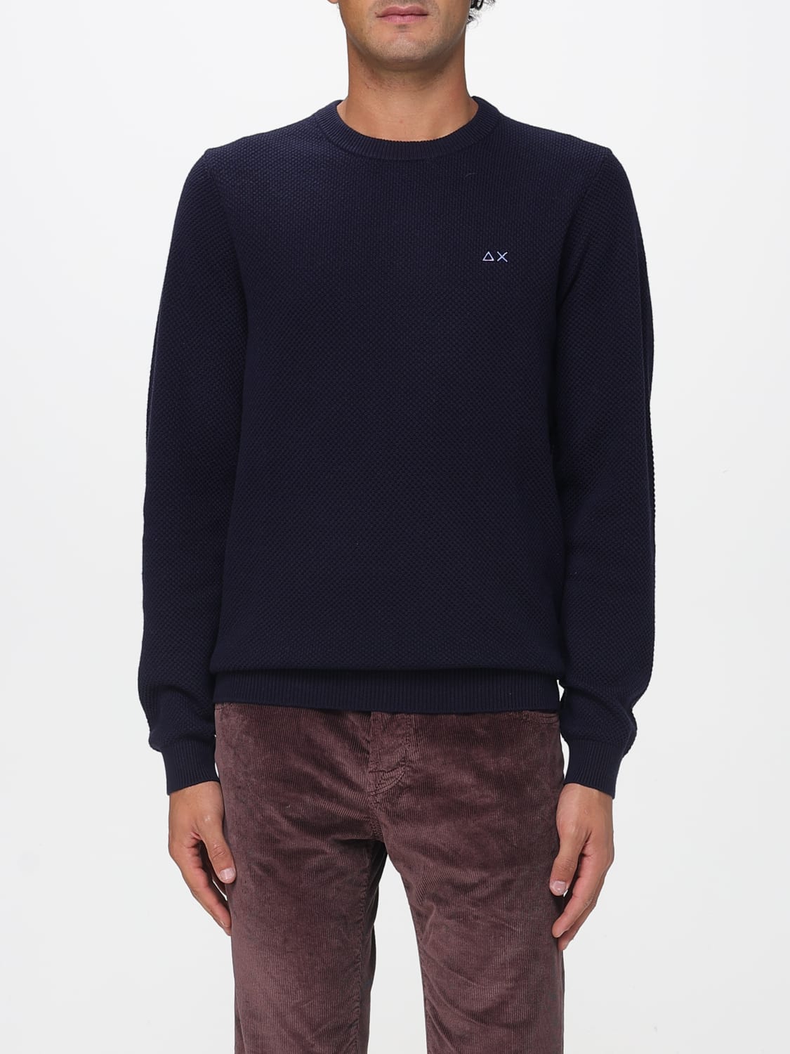 SUN68 SWEATER: Sweater men SUN68, Blue - Img 1