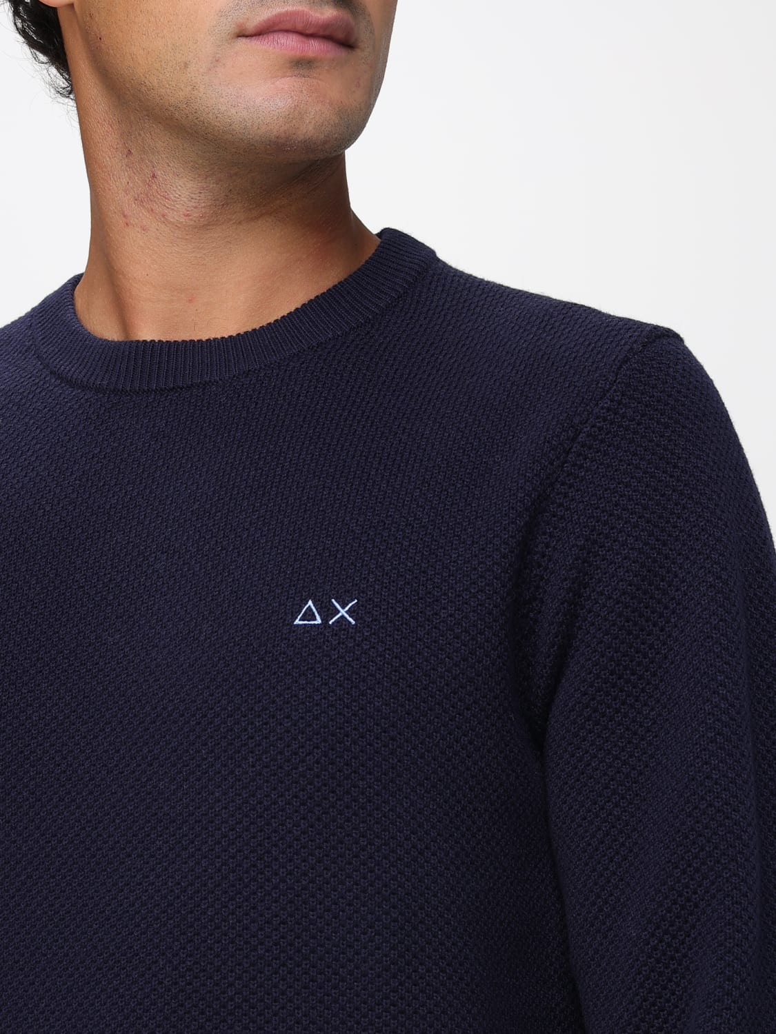 SUN68 SWEATER: Sweater men SUN68, Blue - Img 3