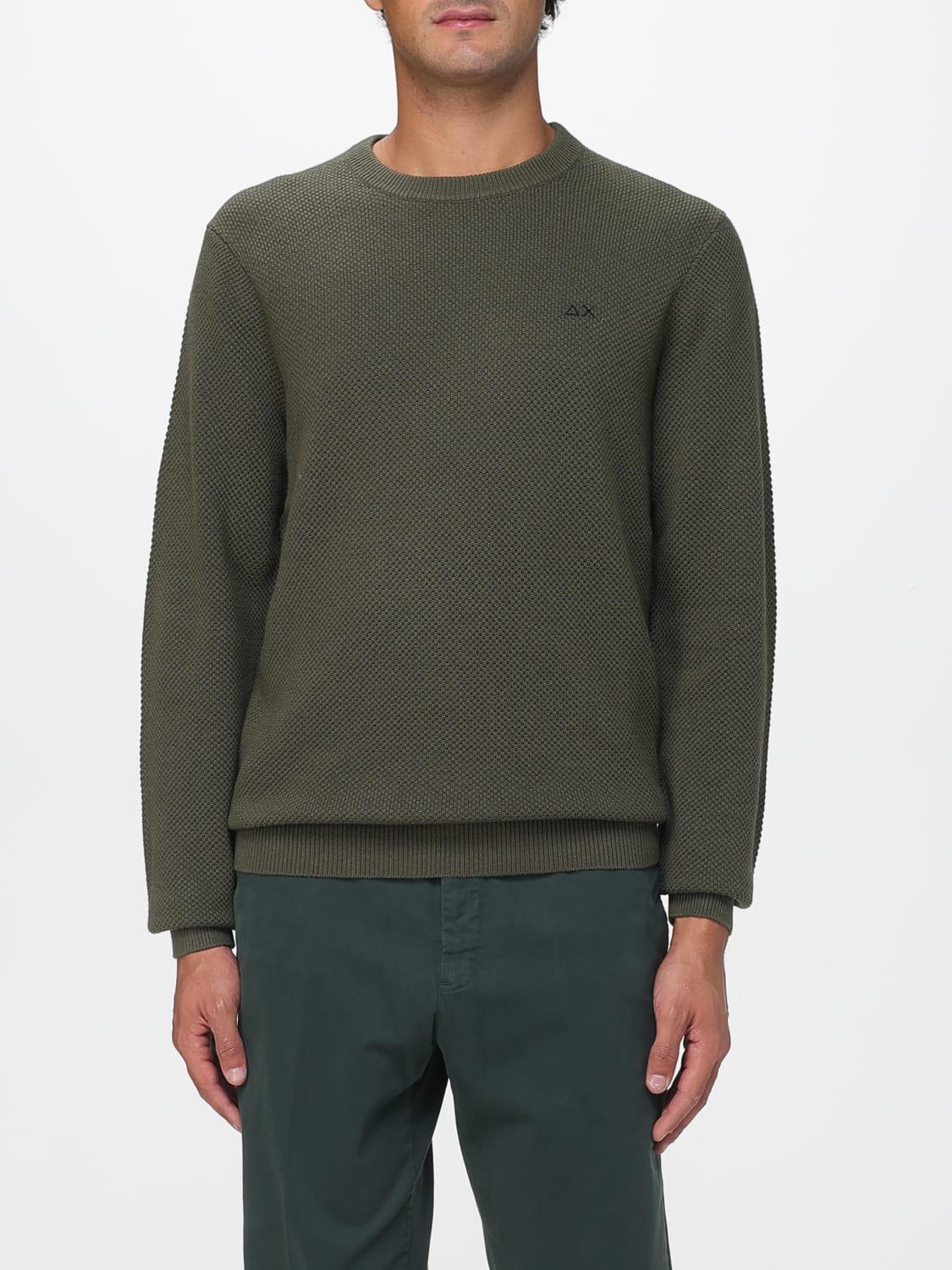 SUN68 PULL: Pull homme SUN68, Vert Militaire - Img 1