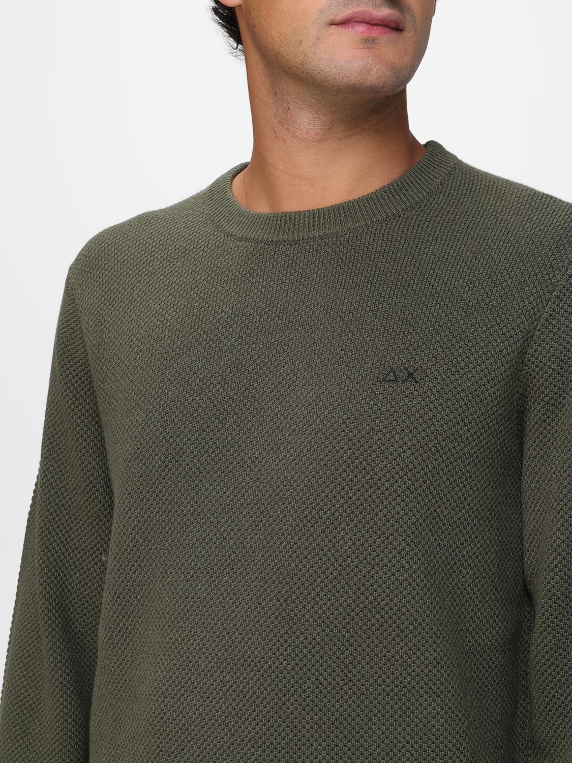 SUN68 PULL: Pull homme SUN68, Vert Militaire - Img 3