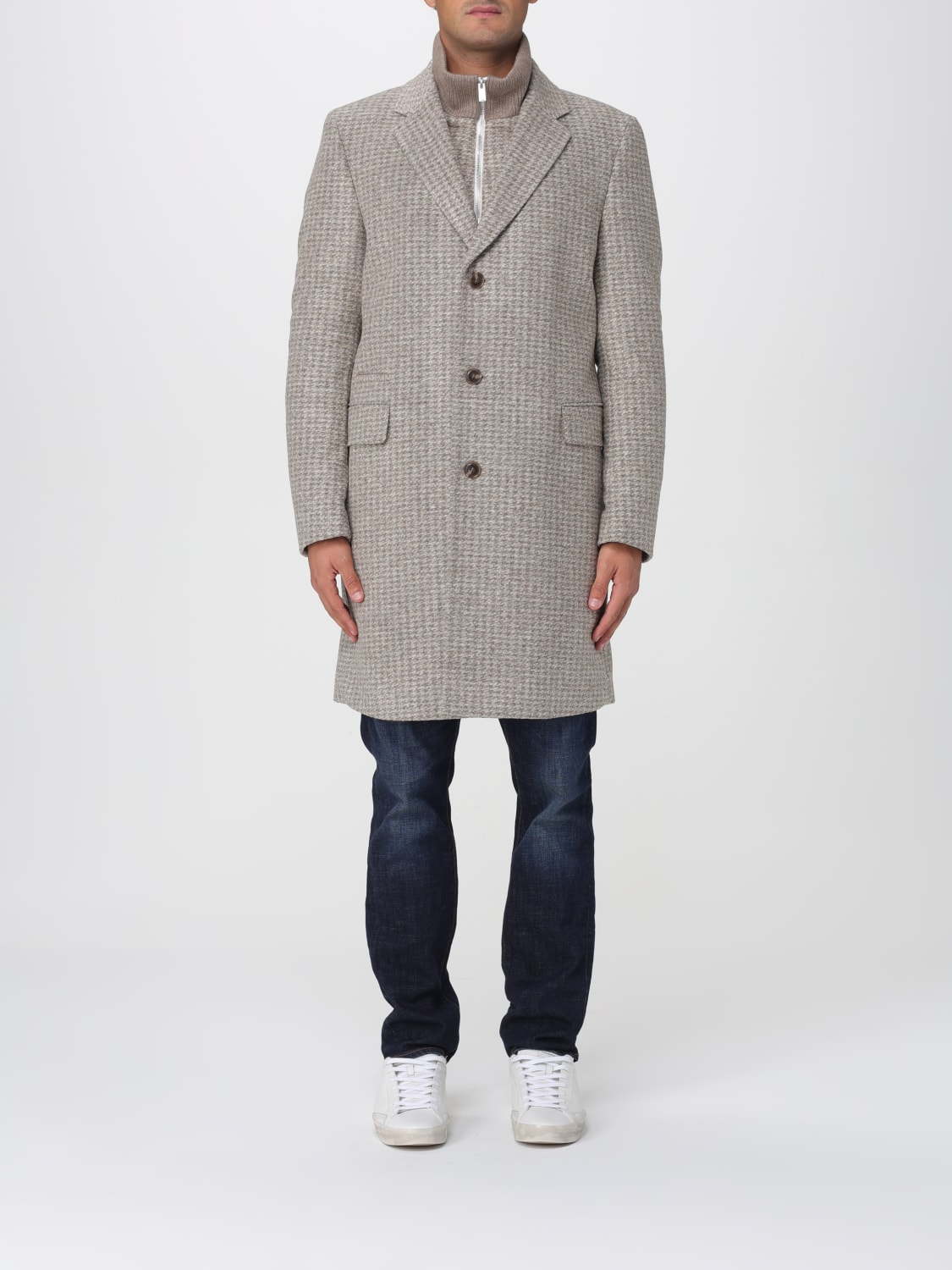 BOSS COAT: Coat men Boss, White - Img 1