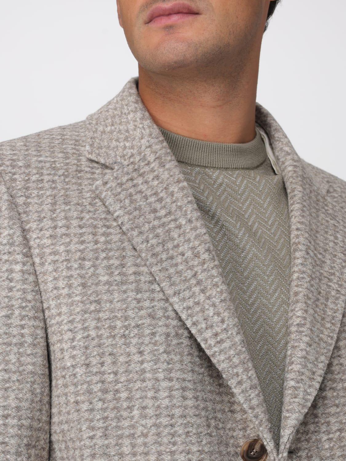 BOSS COAT: Coat men Boss, White - Img 4