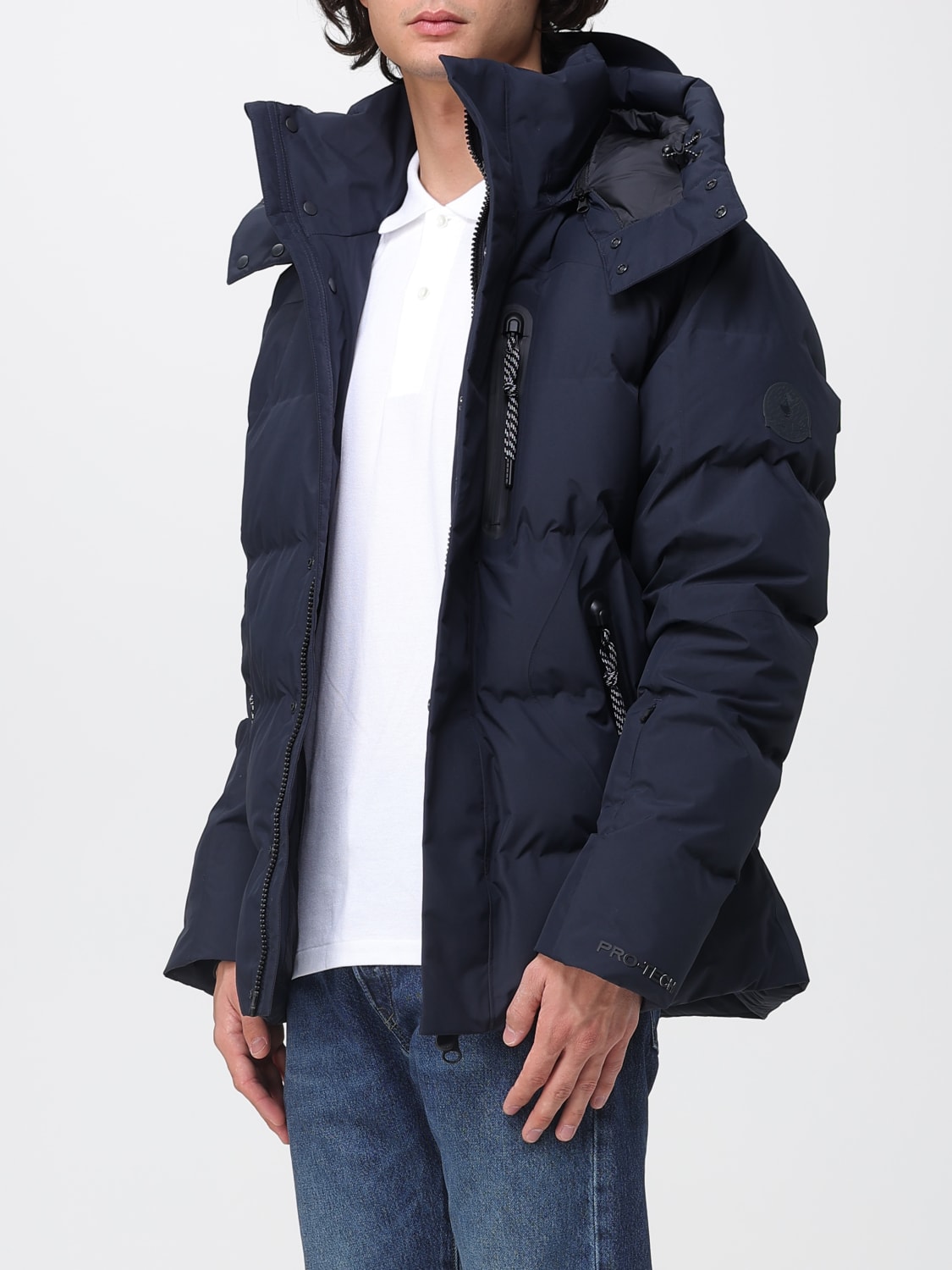 SAVE THE DUCK GIACCA: Piumino Makalu Save The Duck in nylon trapuntato , Blue - Img 3