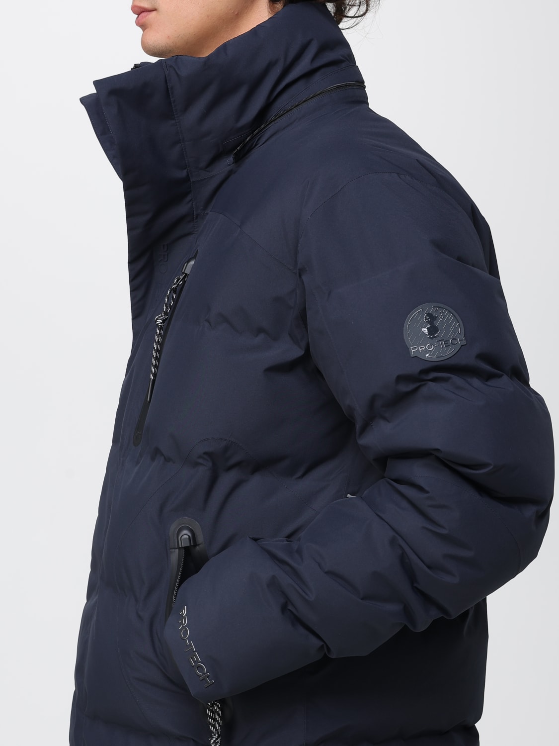 SAVE THE DUCK GIACCA: Piumino Makalu Save The Duck in nylon trapuntato , Blue - Img 4