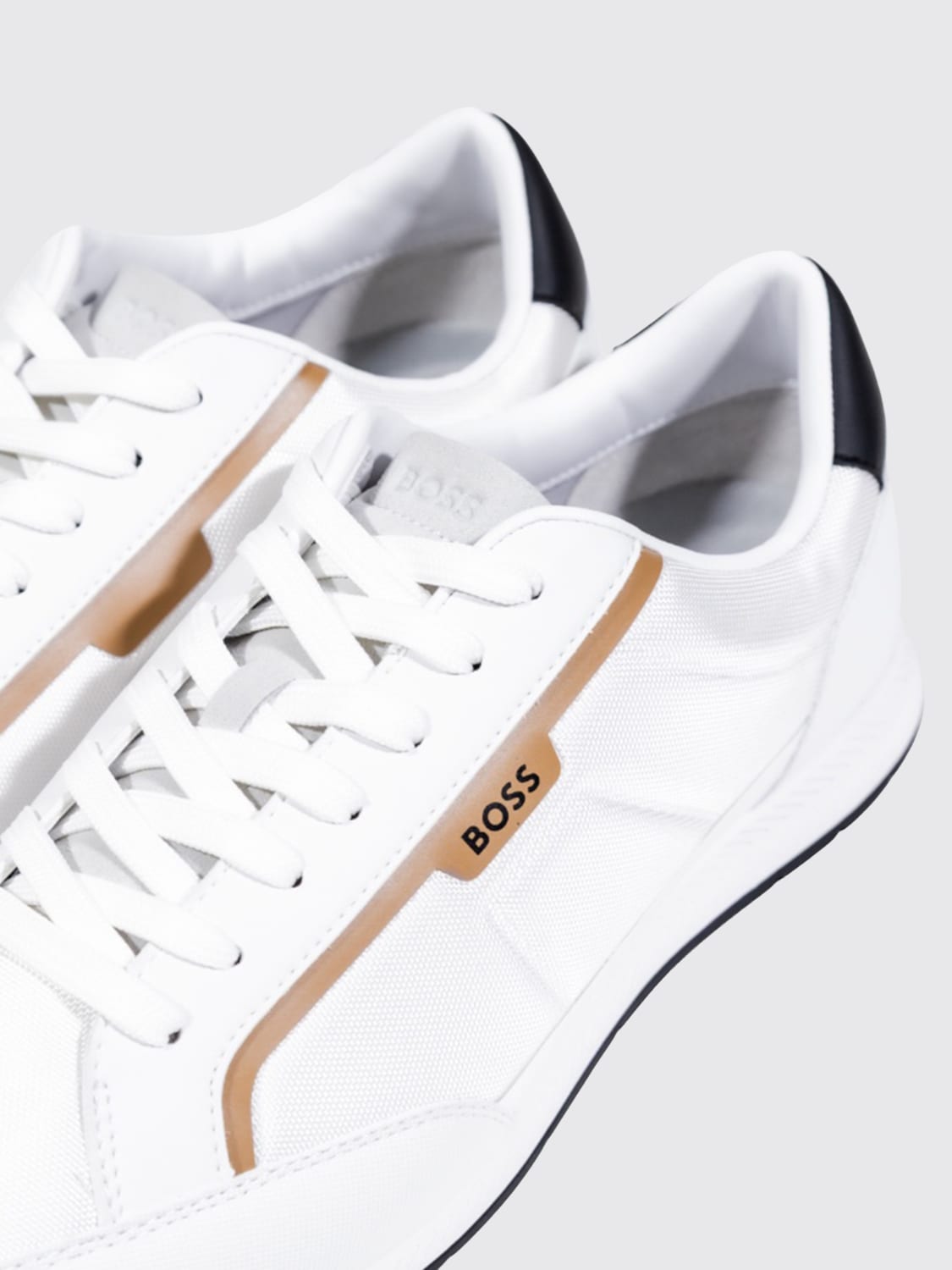 BOSS SNEAKERS: Sneakers men Boss, White - Img 4