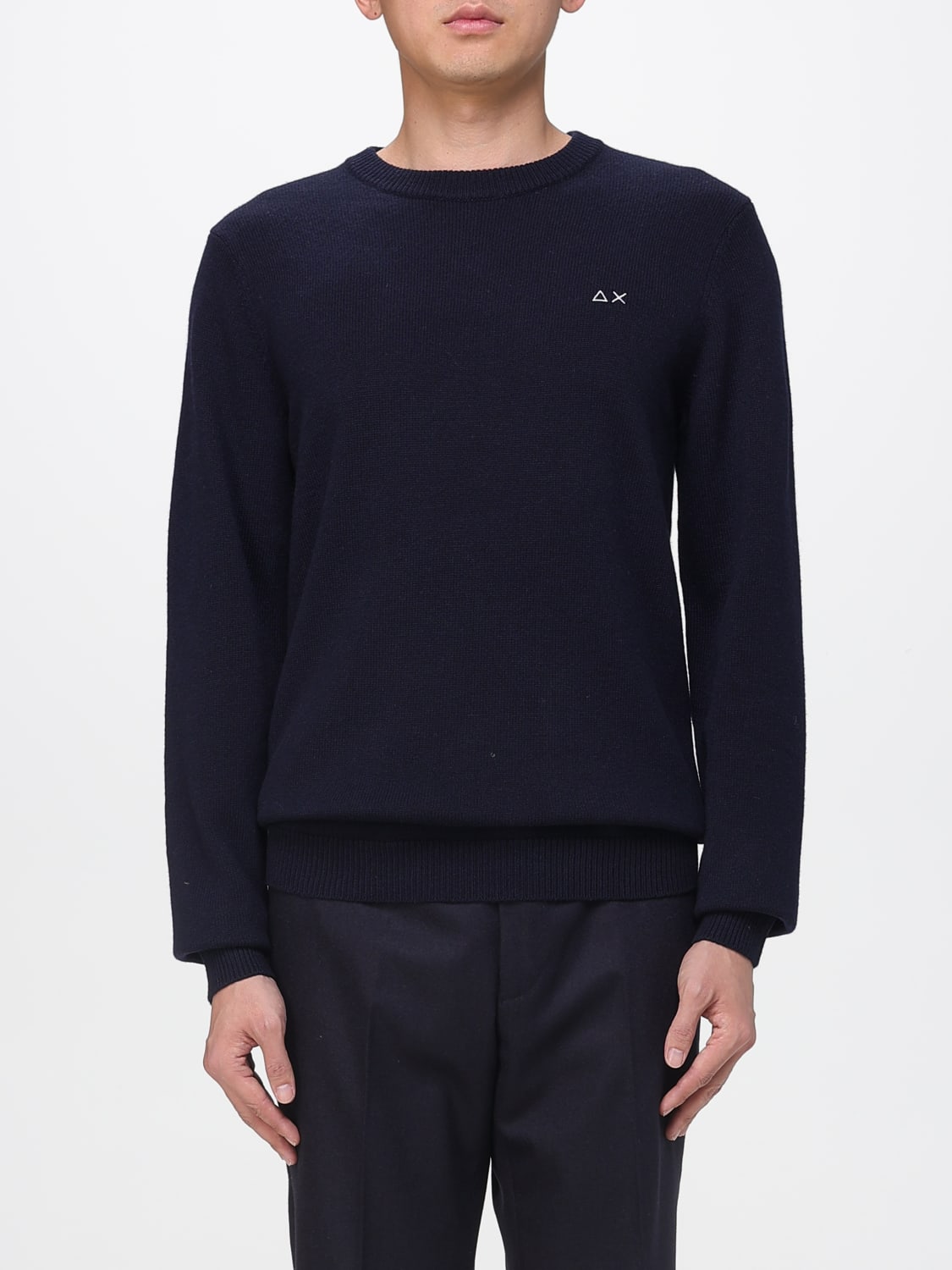 SUN68 SWEATER: Sweater men SUN68, Blue - Img 1