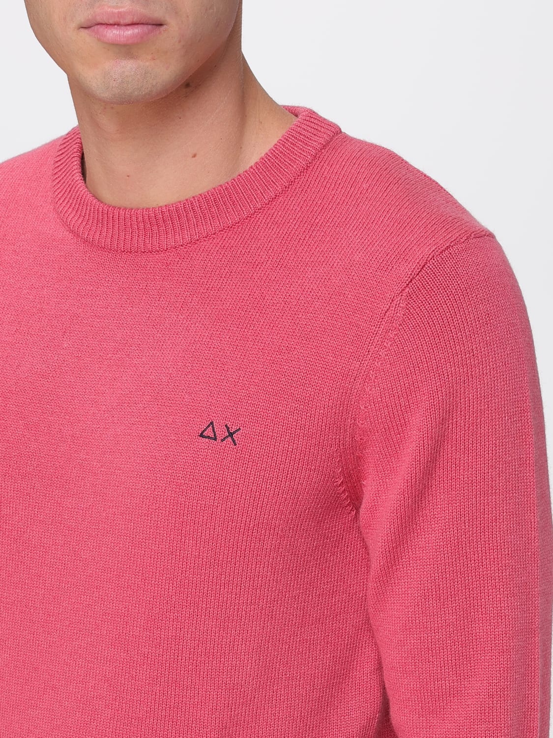 SUN68 SWEATER: Sweater men SUN68, Coral - Img 3