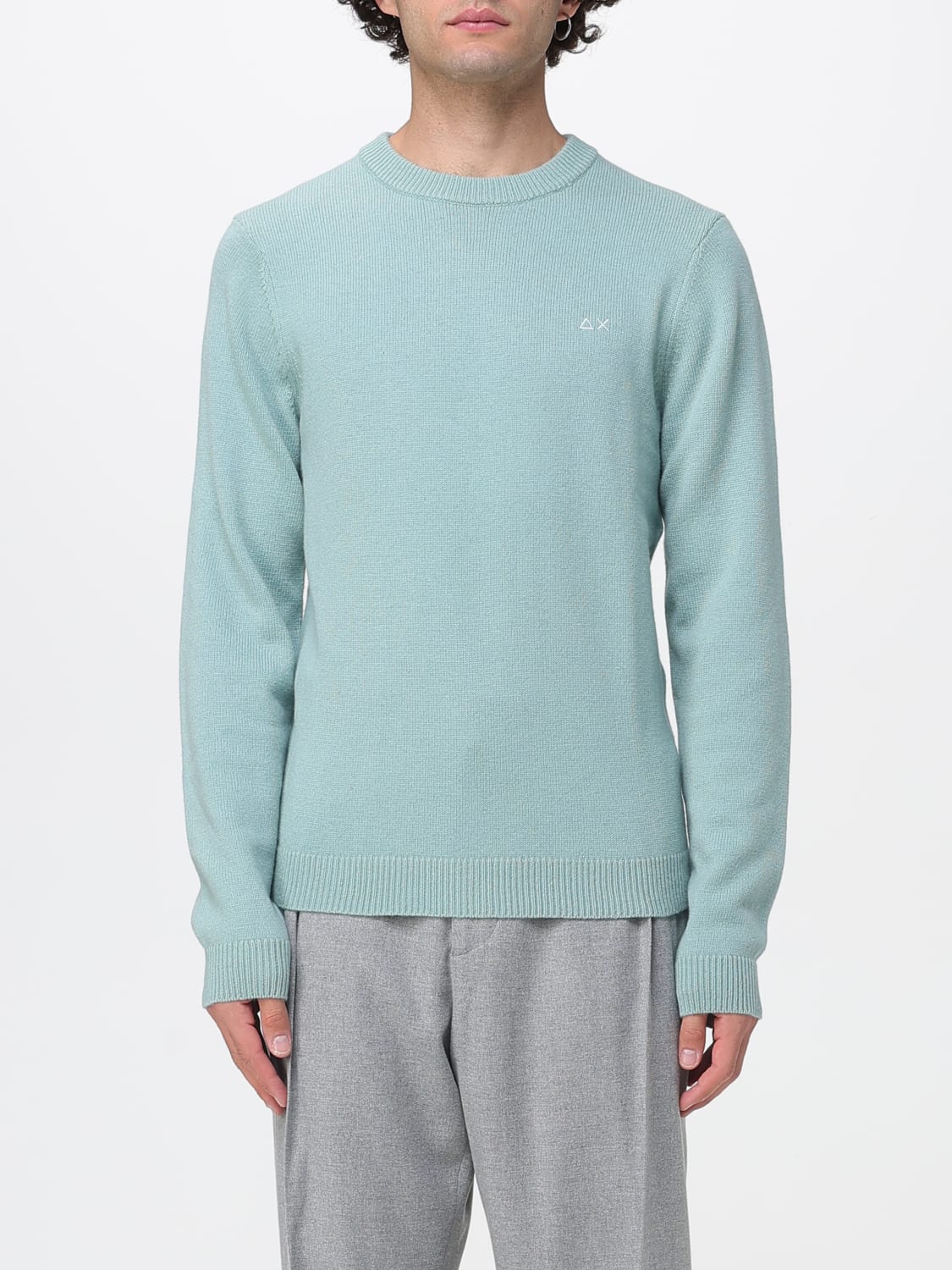 SUN68 PULLOVER: Pullover herren SUN68, Sage Grün - Img 1