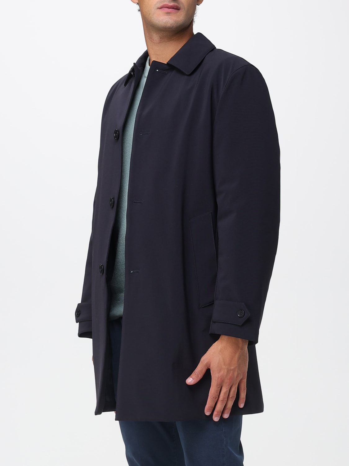 ASPESI COAT: Coat men Aspesi, Blue - Img 3