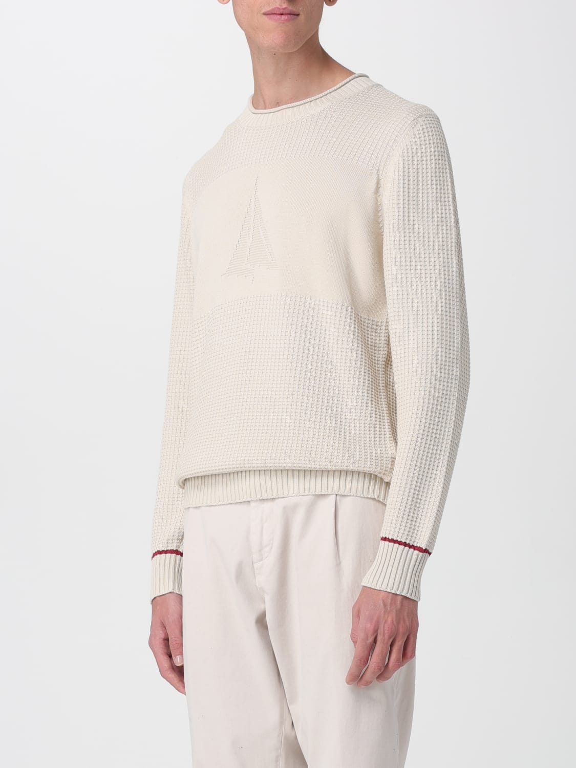 BRUNELLO CUCINELLI SWEATER: Brunello Cucinelli men's sweater, Beige - Img 4