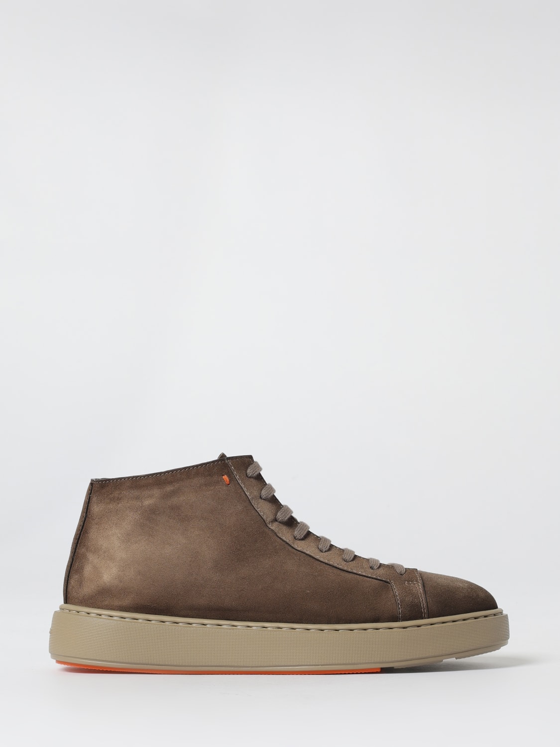 SANTONI SNEAKERS: Shoes men Santoni, Beige - Img 1