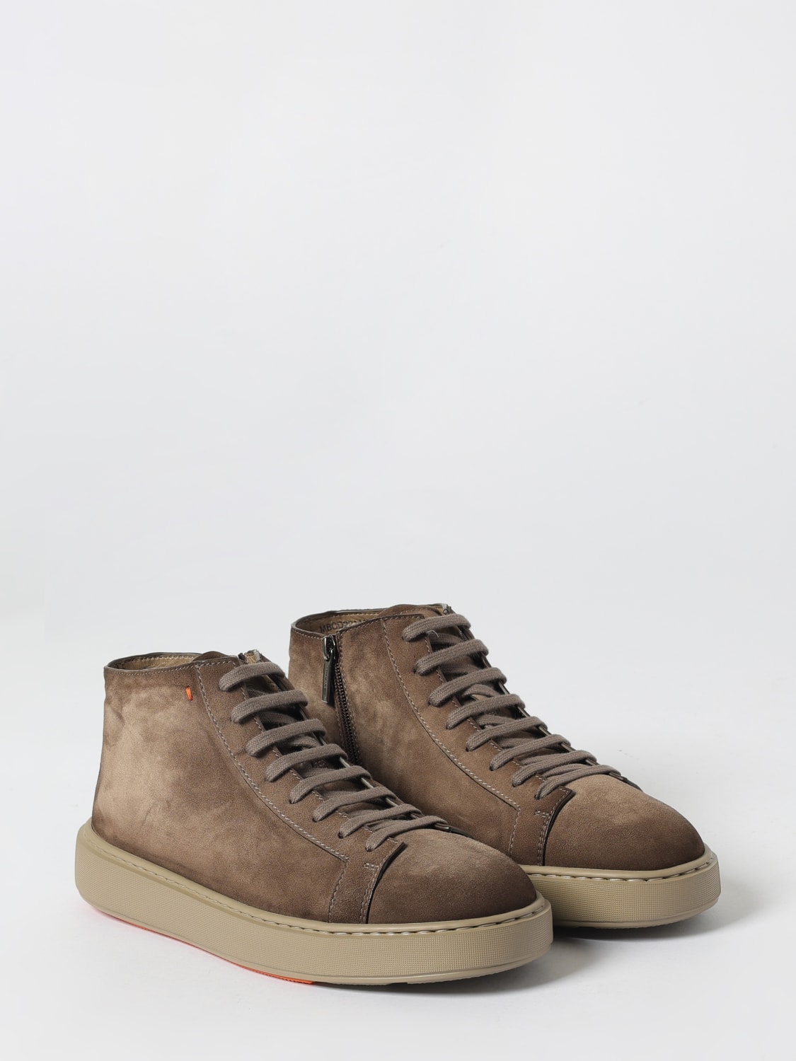 SANTONI SNEAKERS: Shoes men Santoni, Beige - Img 2