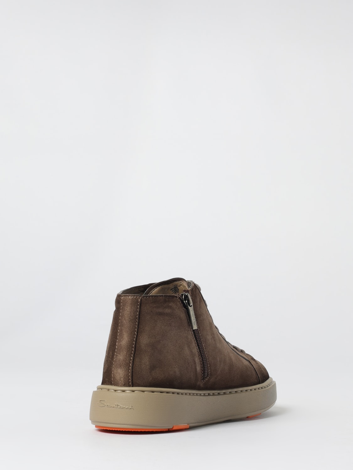SANTONI SNEAKERS: Shoes men Santoni, Beige - Img 3