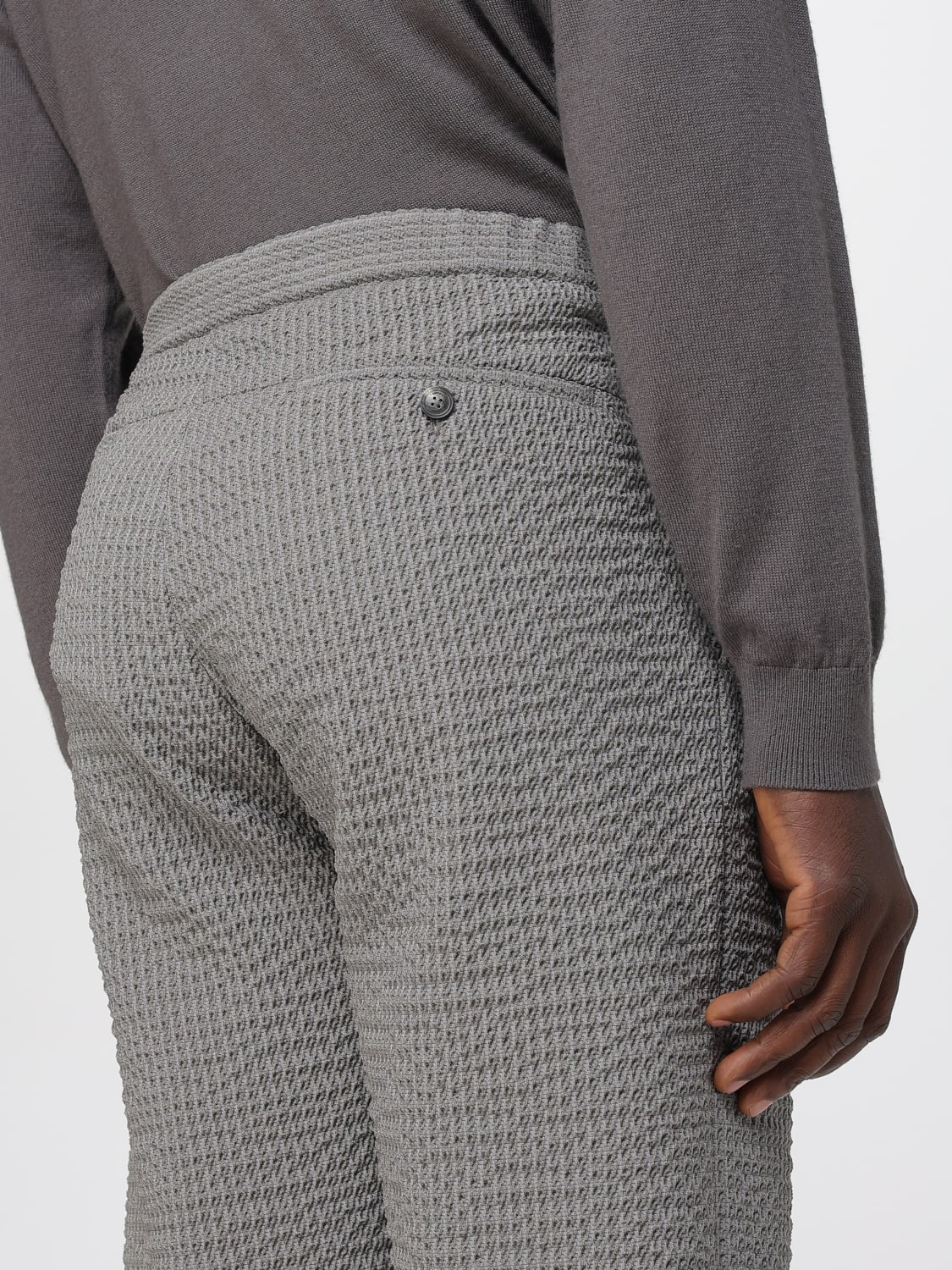 EMPORIO ARMANI HOSE: Hose herren Emporio Armani, Grau - Img 3