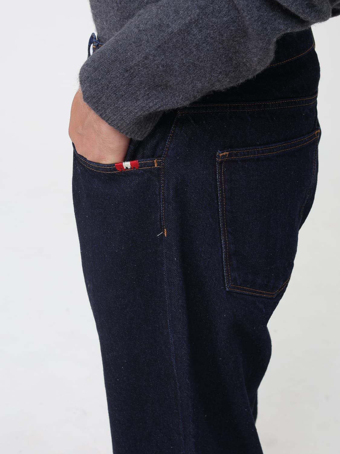 AMISH JEANS: Hose herren Amish, Blau - Img 3