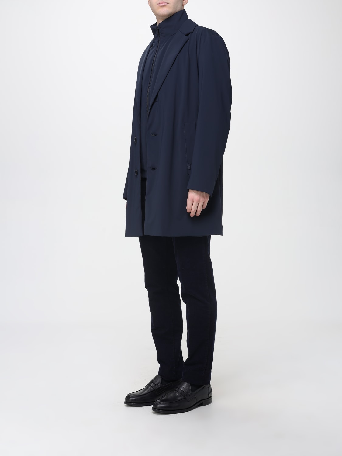 BOSS JACKET: Coat men Boss, Blue - Img 3
