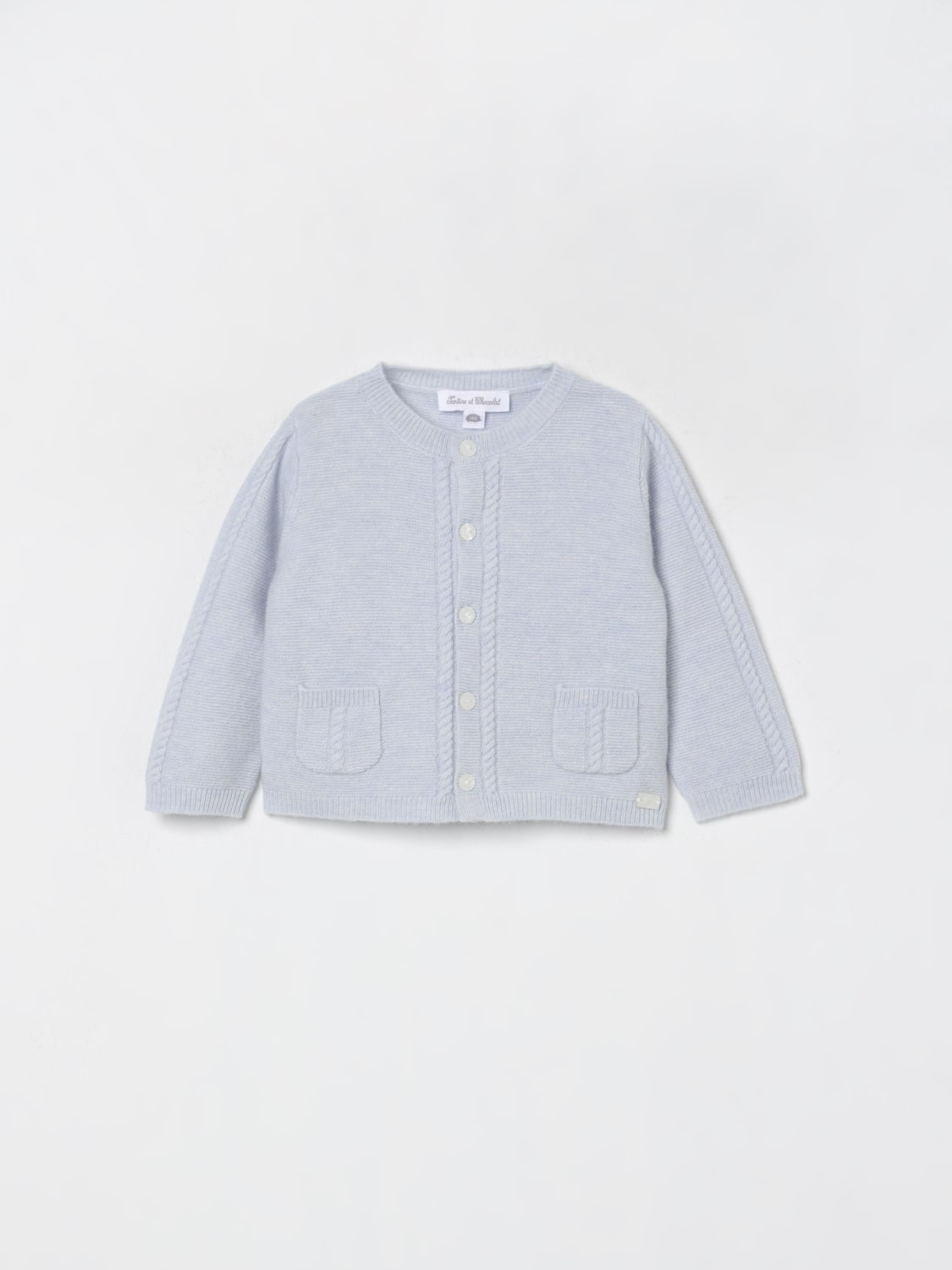 TARTINE ET CHOCOLAT SWEATER: Sweater kids Tartine Et Chocolat, Blue - Img 1