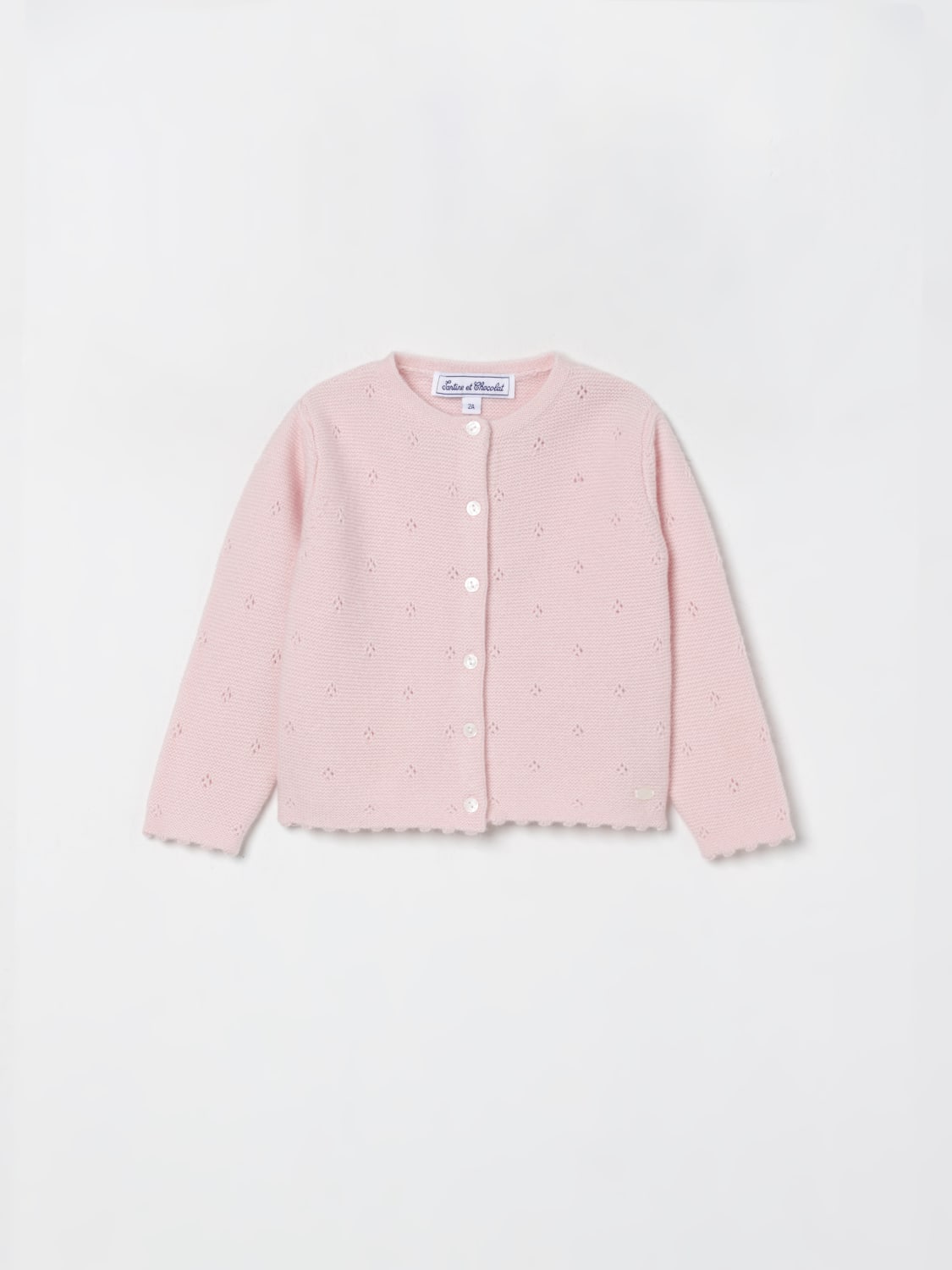 TARTINE ET CHOCOLAT PULLOVER: Pullover kinder Tartine Et Chocolat, Pink - Img 1