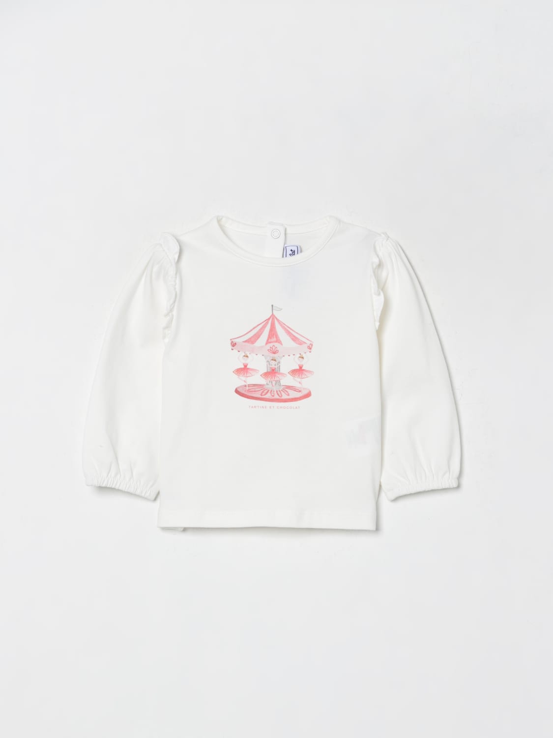 TARTINE ET CHOCOLAT T-SHIRT: T-shirt kids Tartine Et Chocolat, Brown - Img 1