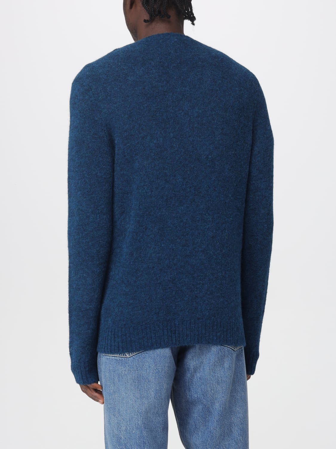 MC2 SAINT BARTH PULLOVER: Pullover herren Mc2 Saint Barth, Petroleum Blue - Img 2