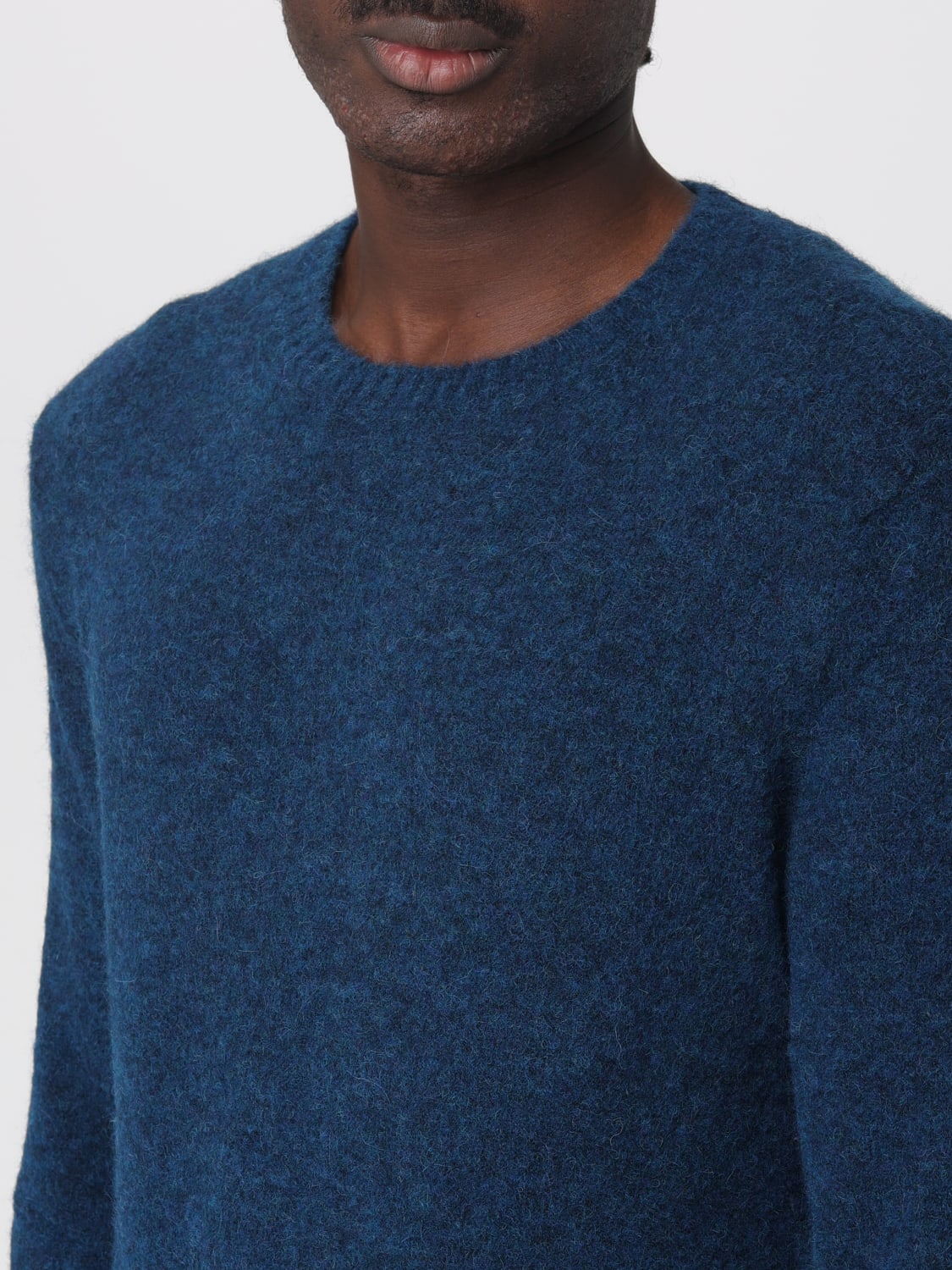 MC2 SAINT BARTH PULLOVER: Pullover herren Mc2 Saint Barth, Petroleum Blue - Img 3