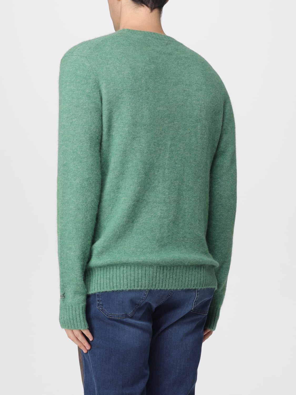 MC2 SAINT BARTH PULLOVER: Pullover herren Mc2 Saint Barth, Waldgrün - Img 2