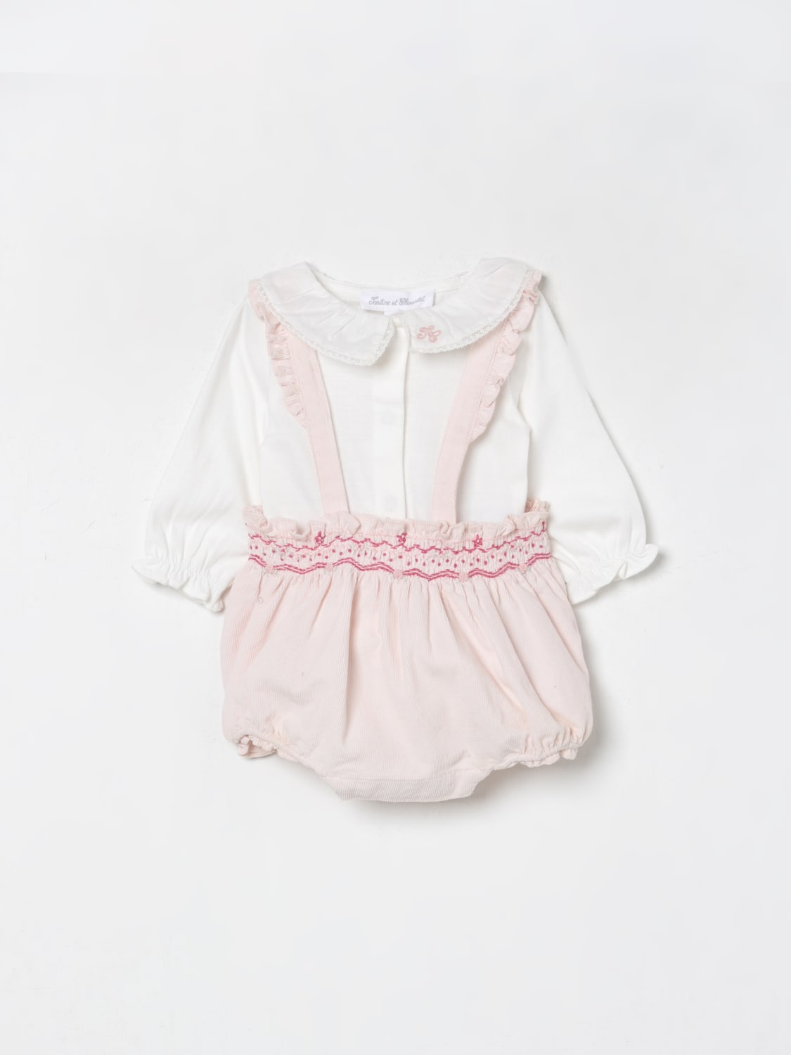 TARTINE ET CHOCOLAT JUMPSUIT: Jumpsuit kids Tartine Et Chocolat, Pink - Img 1