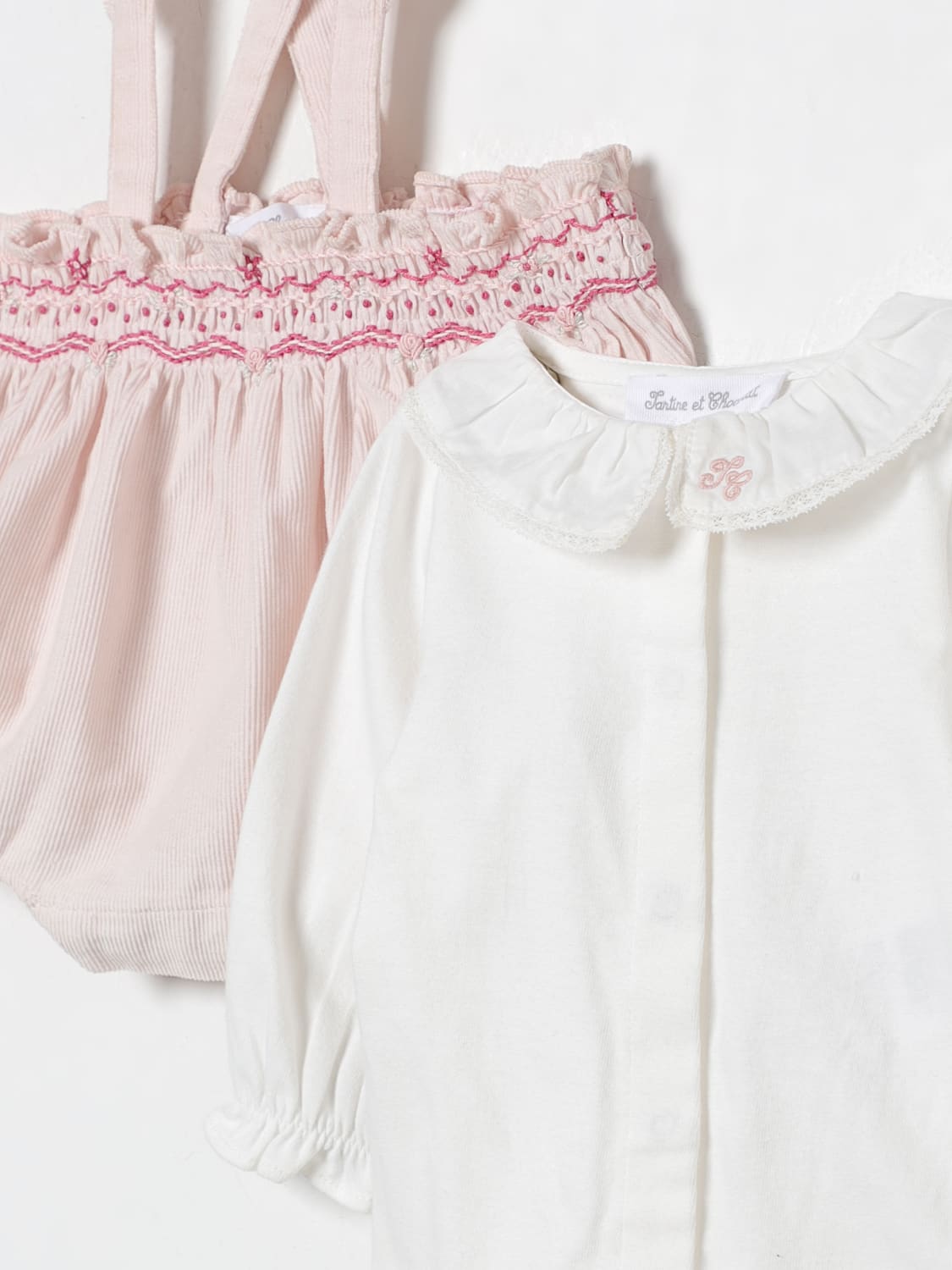 TARTINE ET CHOCOLAT JUMPSUIT: Jumpsuit kids Tartine Et Chocolat, Pink - Img 3