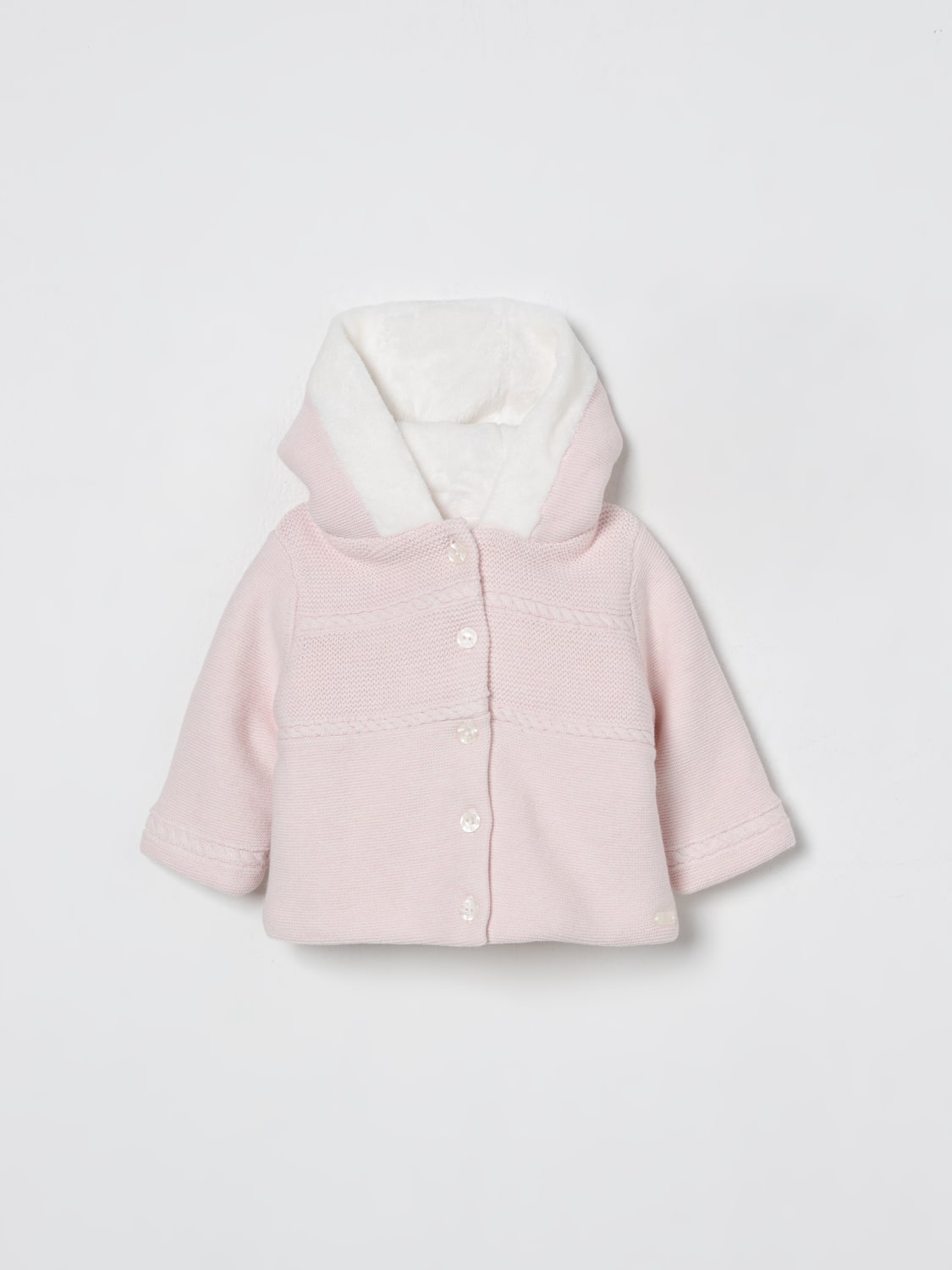 TARTINE ET CHOCOLAT COAT: Coat kids Tartine Et Chocolat, Pink - Img 1
