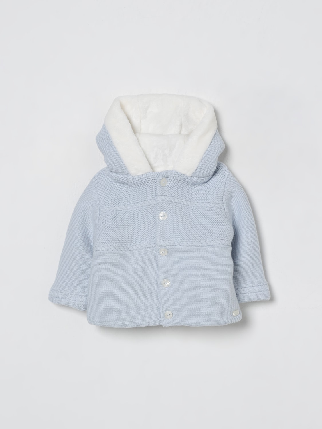 TARTINE ET CHOCOLAT COAT: Coat kids Tartine Et Chocolat, Gnawed Blue - Img 1