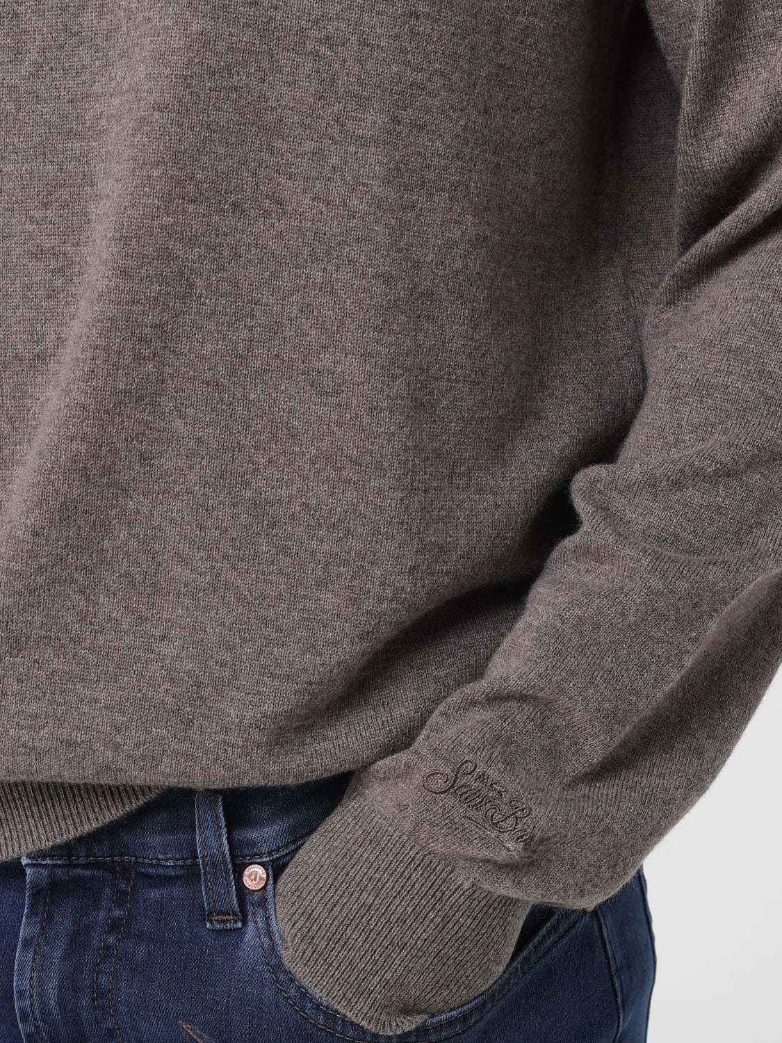 MC2 SAINT BARTH PULLOVER: Pullover herren Mc2 Saint Barth, Kaki - Img 3