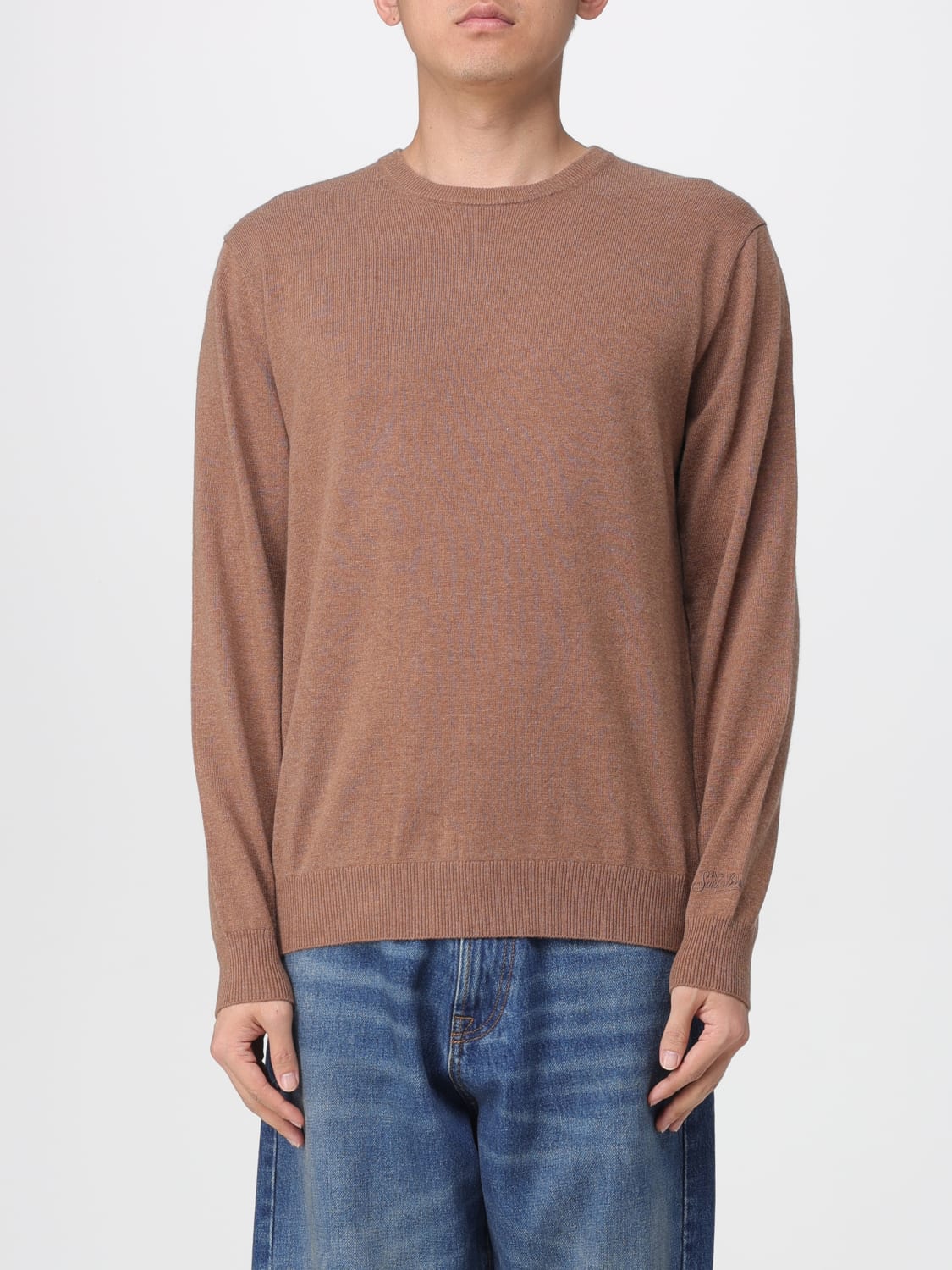MC2 SAINT BARTH PULLOVER: Pullover herren Mc2 Saint Barth, Camel - Img 1