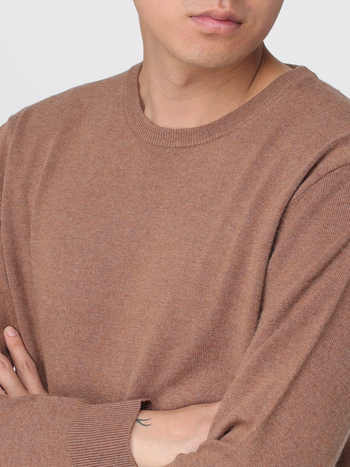 MC2 SAINT BARTH PULLOVER: Pullover herren Mc2 Saint Barth, Camel - Img 3