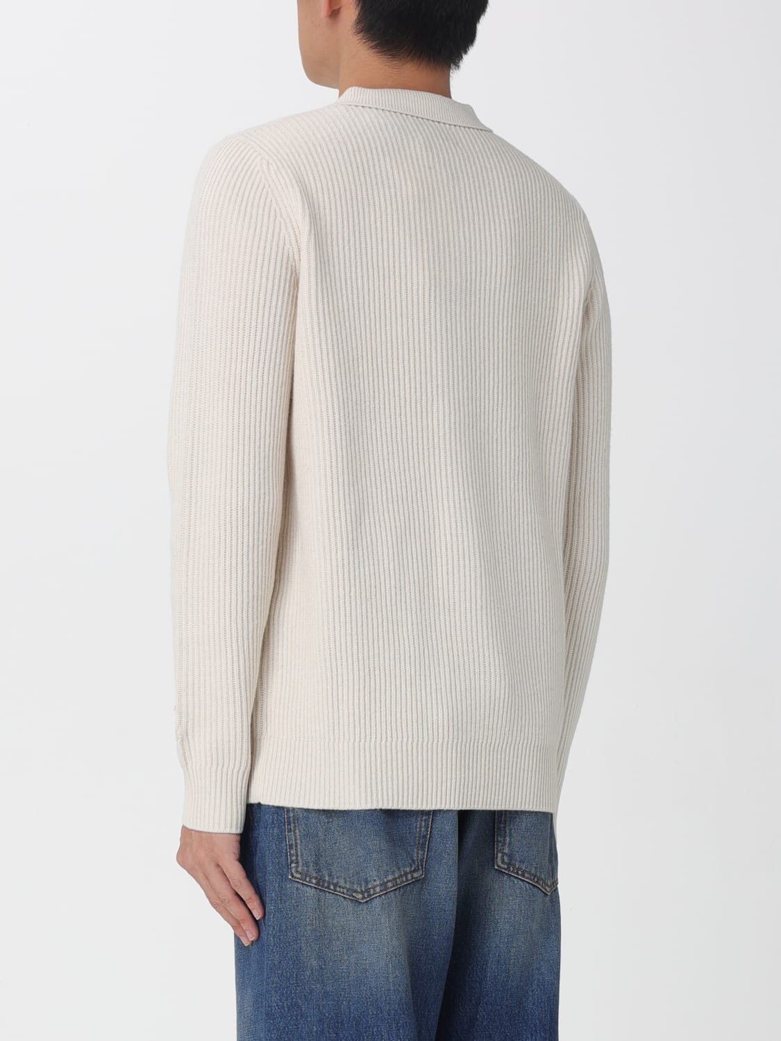 MC2 SAINT BARTH POLO SHIRT: Cardigan men Mc2 Saint Barth, Yellow Cream - Img 2