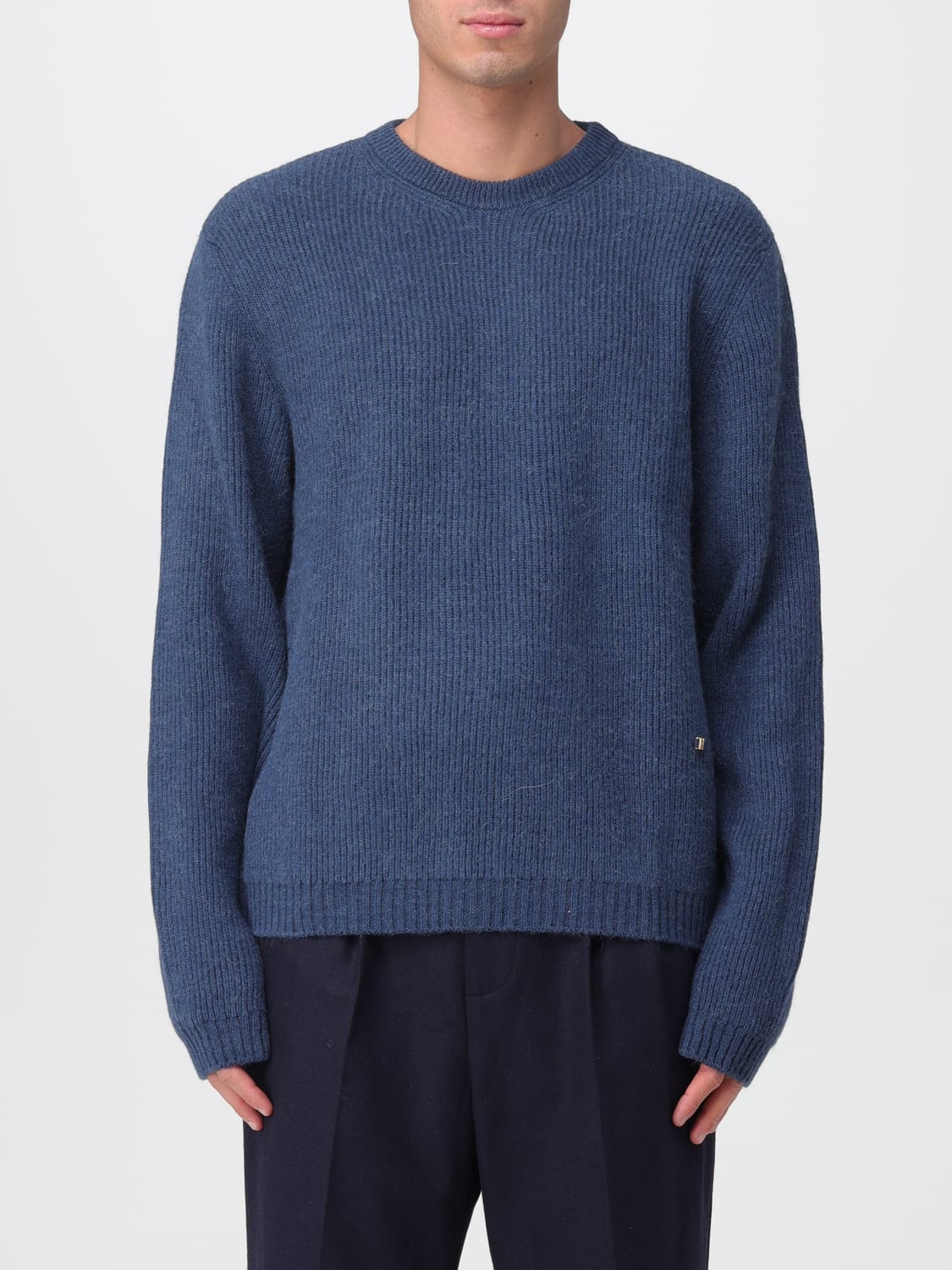 MOSCHINO COUTURE SWEATER: Sweater men Moschino Couture, Blue - Img 1