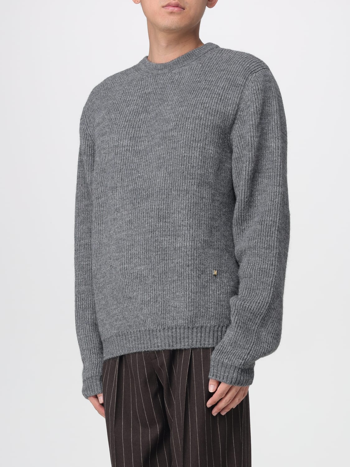 MOSCHINO COUTURE セーター: セーター メンズ Moschino Couture, グレー - Img 4